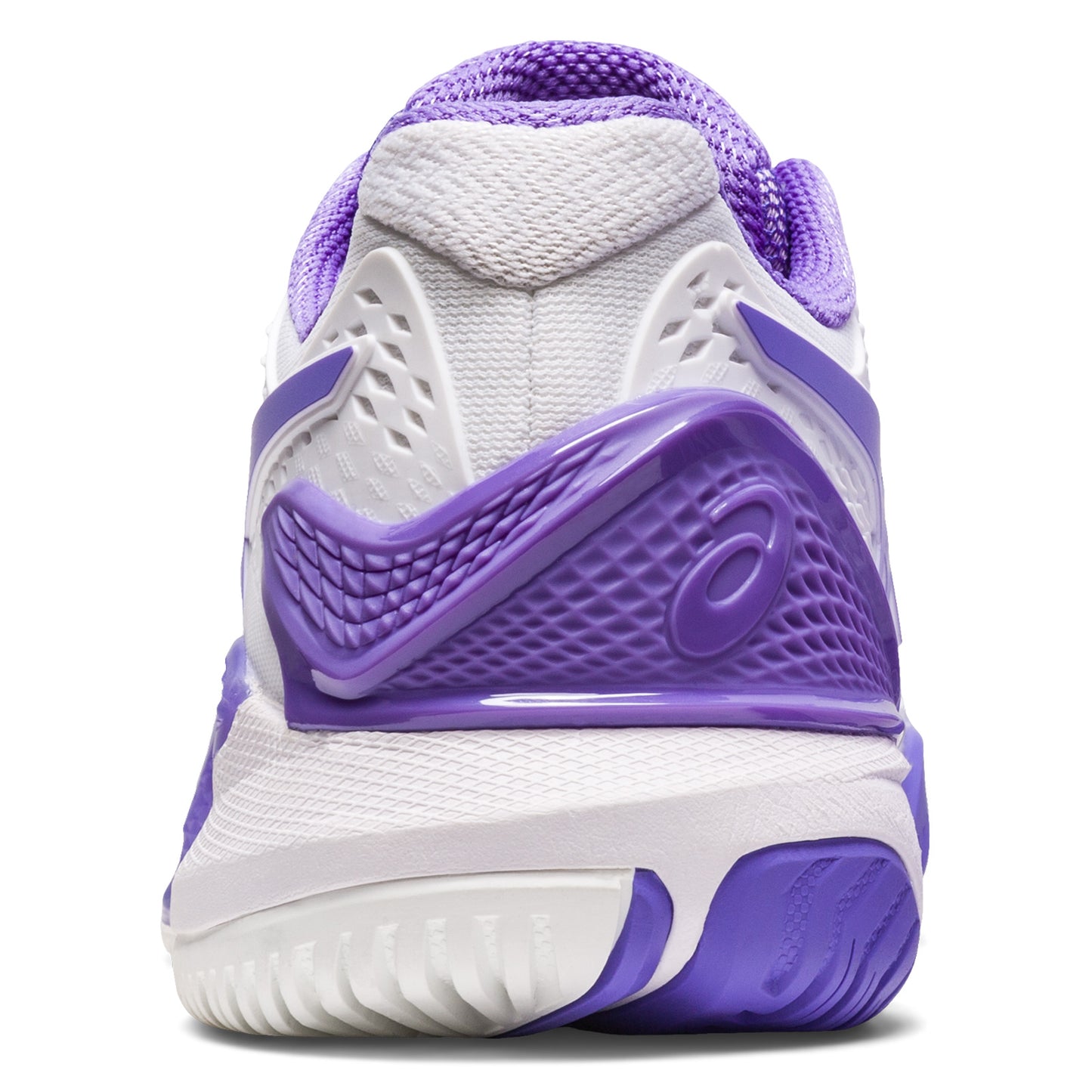 Peltz Shoes Women's ASICS GEL-Resolution 9 Tennis Shoe - Wide Width WHITE/AMETHYST 1042A226-101