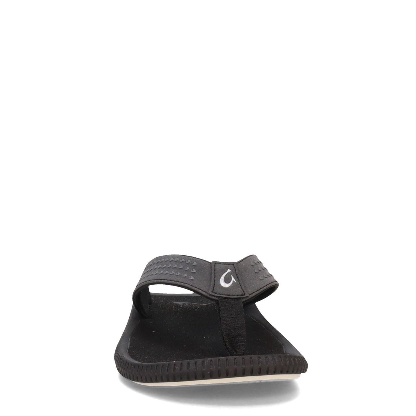 Peltz Shoes Men's OluKai Ulele Sandal Black Black 10435-4040