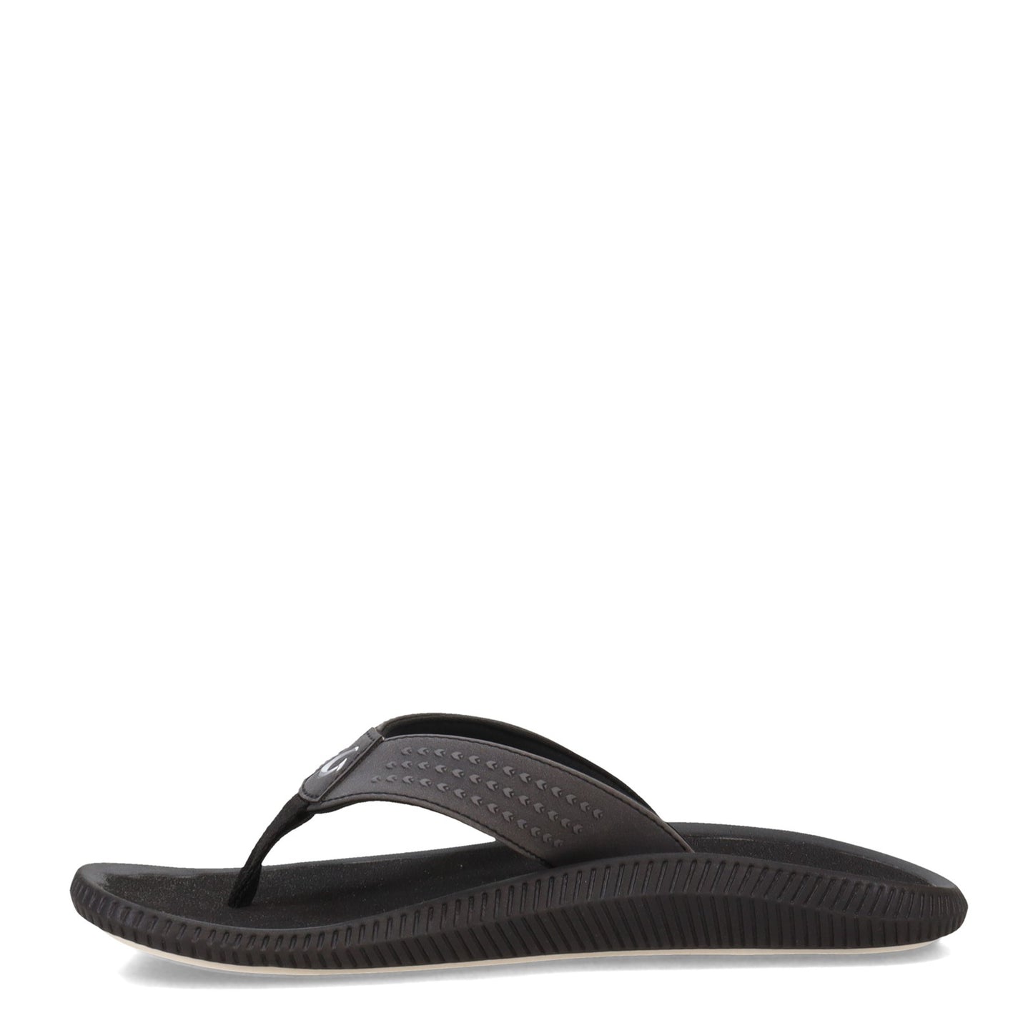 Peltz Shoes Men's OluKai Ulele Sandal Black Black 10435-4040