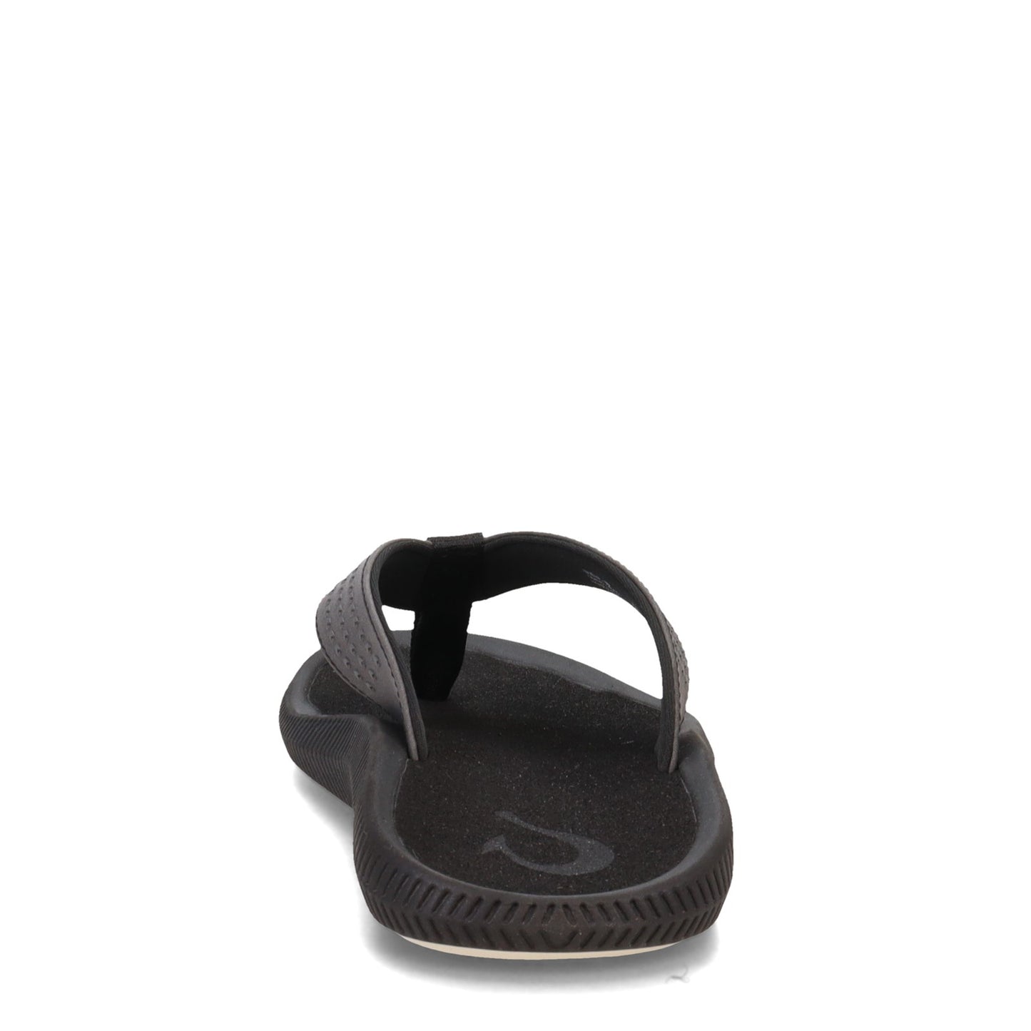 Peltz Shoes Men's OluKai Ulele Sandal Black Black 10435-4040