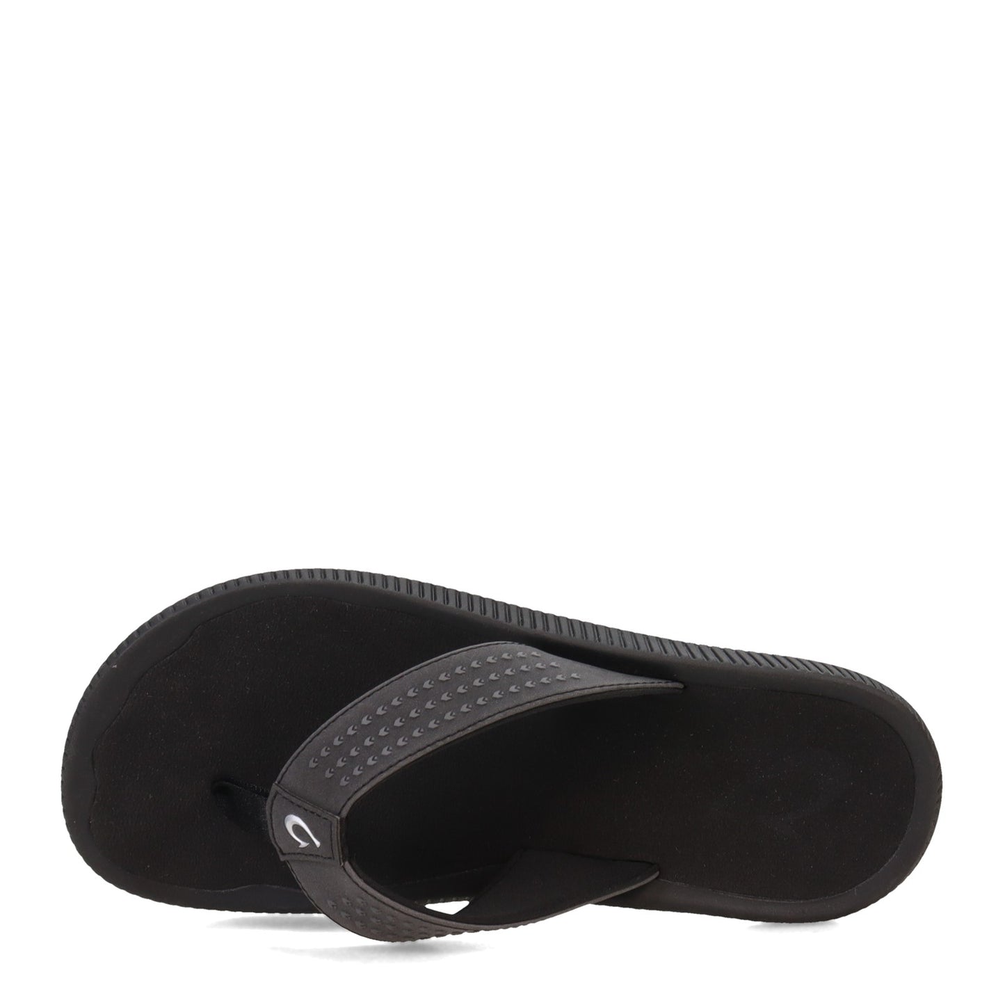 Peltz Shoes Men's OluKai Ulele Sandal Black Black 10435-4040