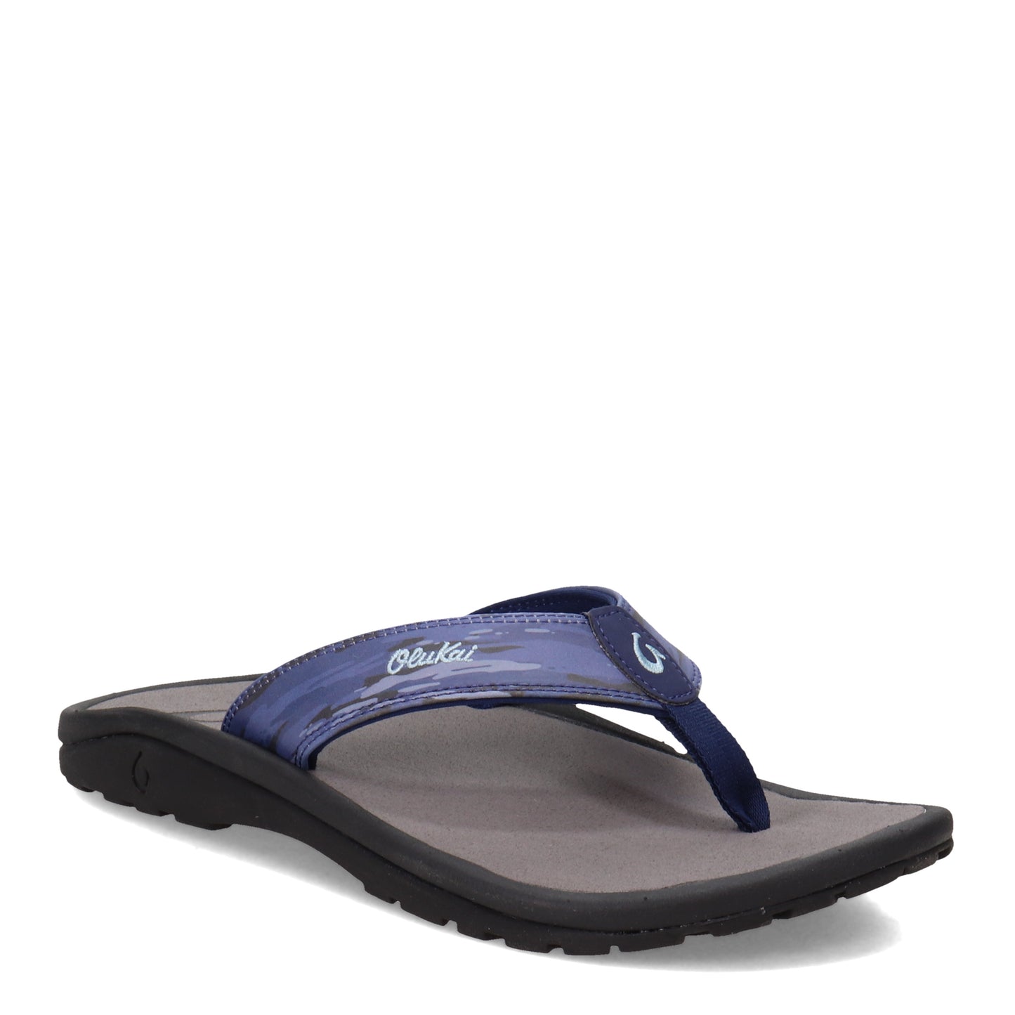 Peltz Shoes Men's OluKai Ohana Pai Sandal BLUE 10437-DEWQ