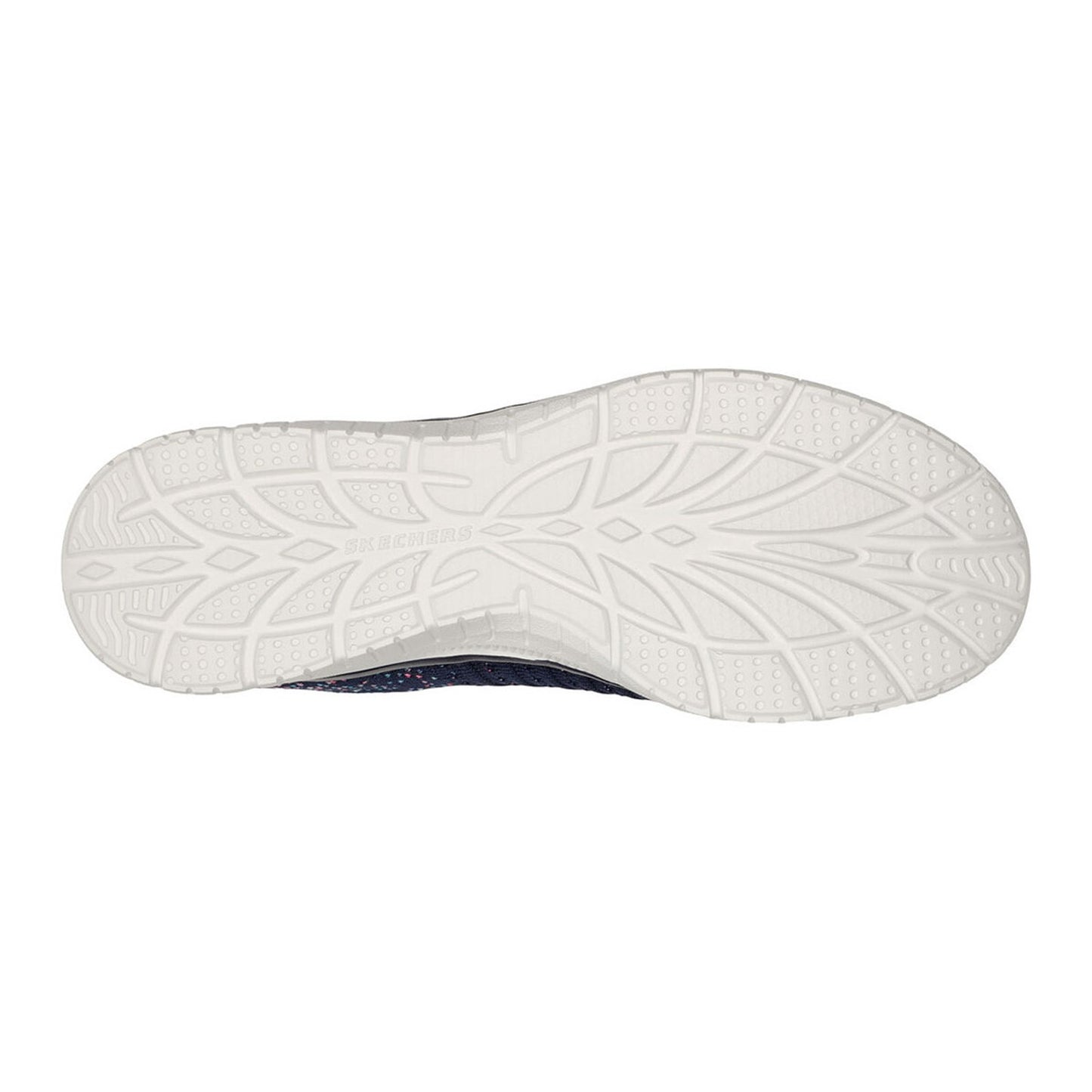 Peltz Shoes Women's Skechers Virtue Sneaker - Wide Width NAVY 104411W-NVBL