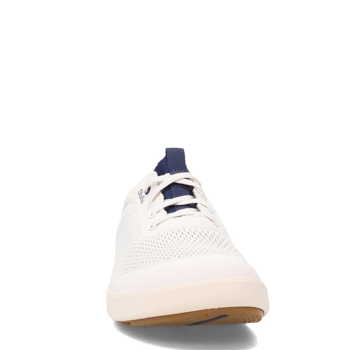 Peltz Shoes Men's OluKai Moku Pae Boat Shoe BRIGHT WHITE 10472-WBHF