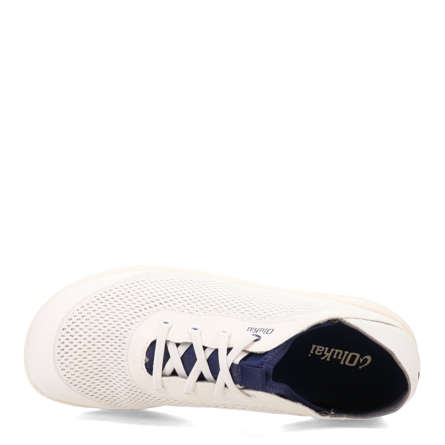 Peltz Shoes Men's OluKai Moku Pae Boat Shoe BRIGHT WHITE 10472-WBHF