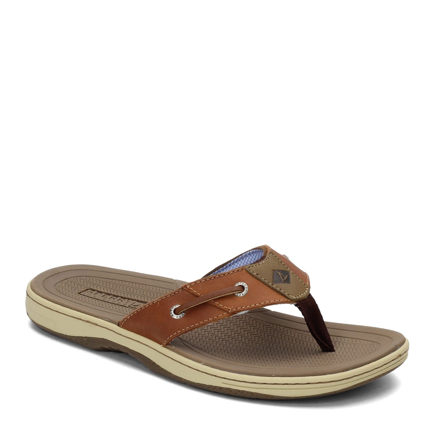 Peltz Shoes Men's Sperry Baitfish Sandal TAN 1048719