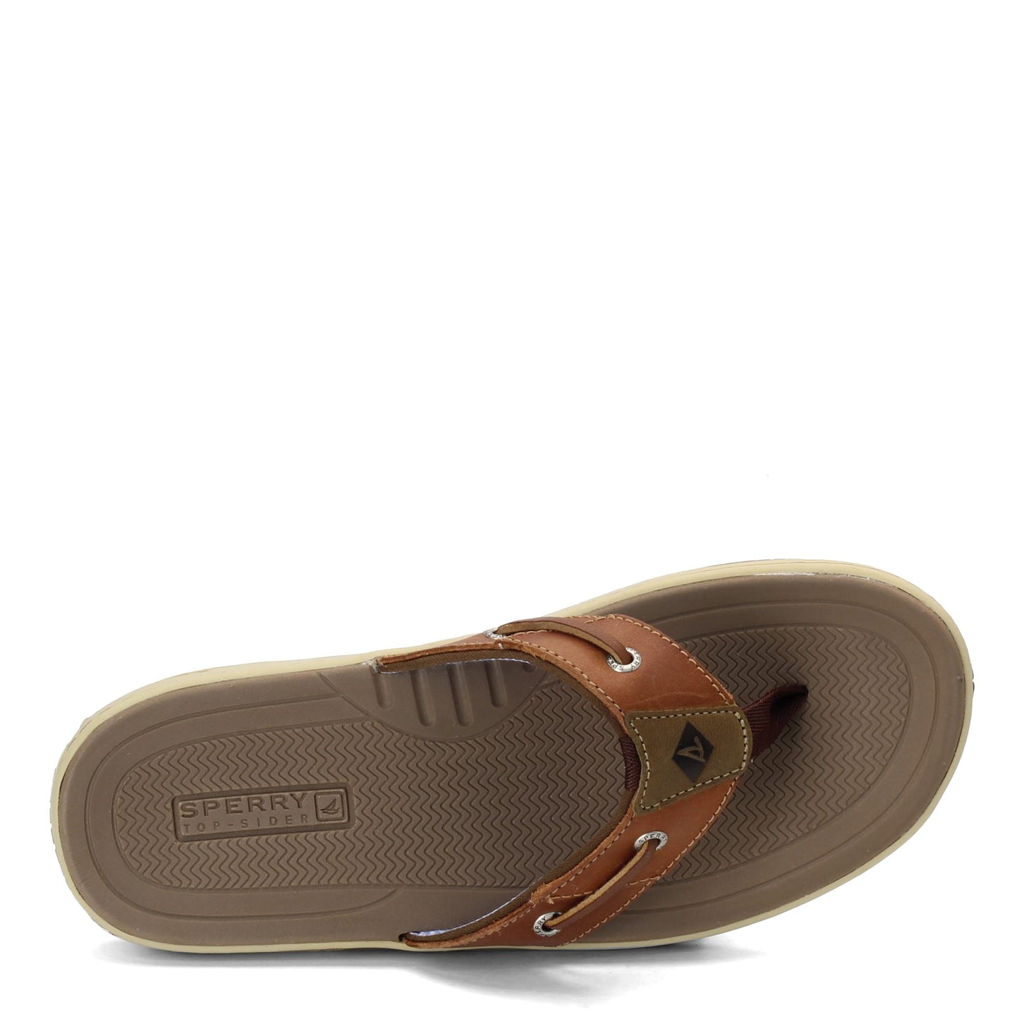 Peltz Shoes Men's Sperry Baitfish Sandal TAN 1048719