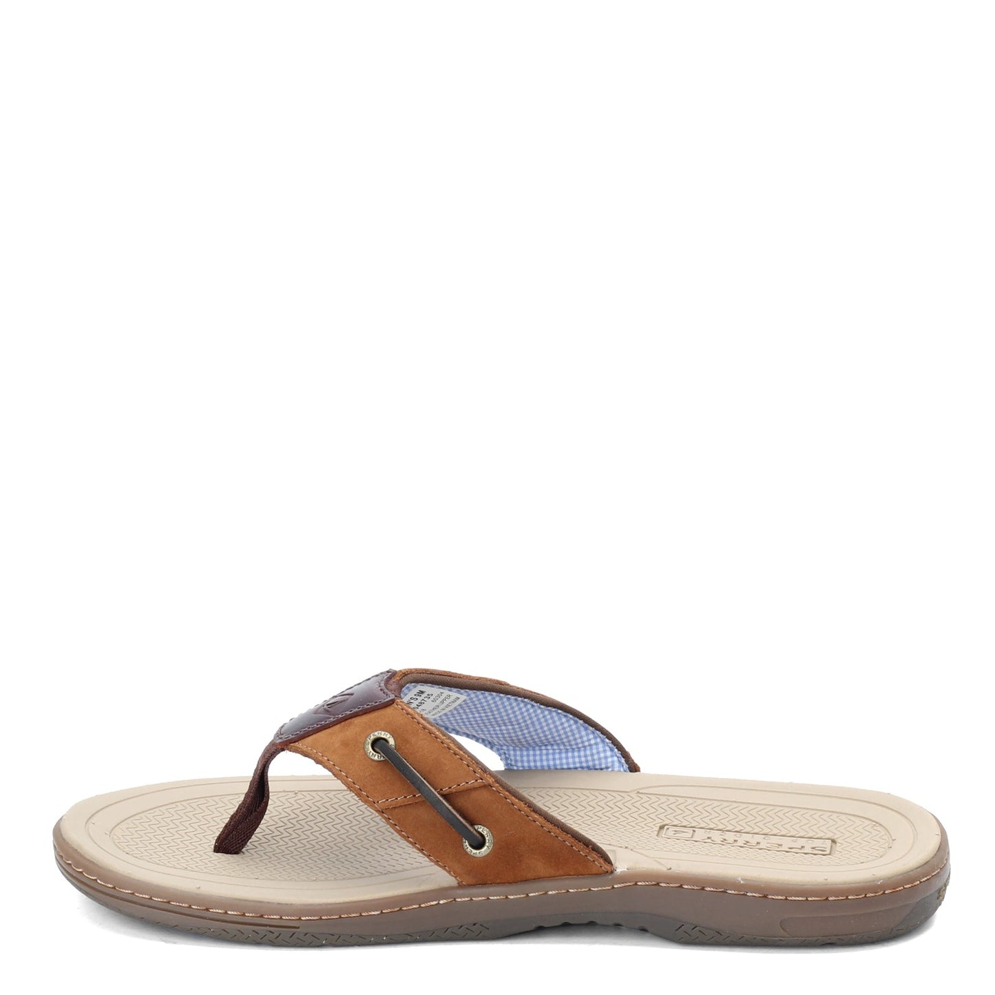 Peltz Shoes Men's Sperry Baitfish Sandal BROWN BRN NUBUCK 1048735