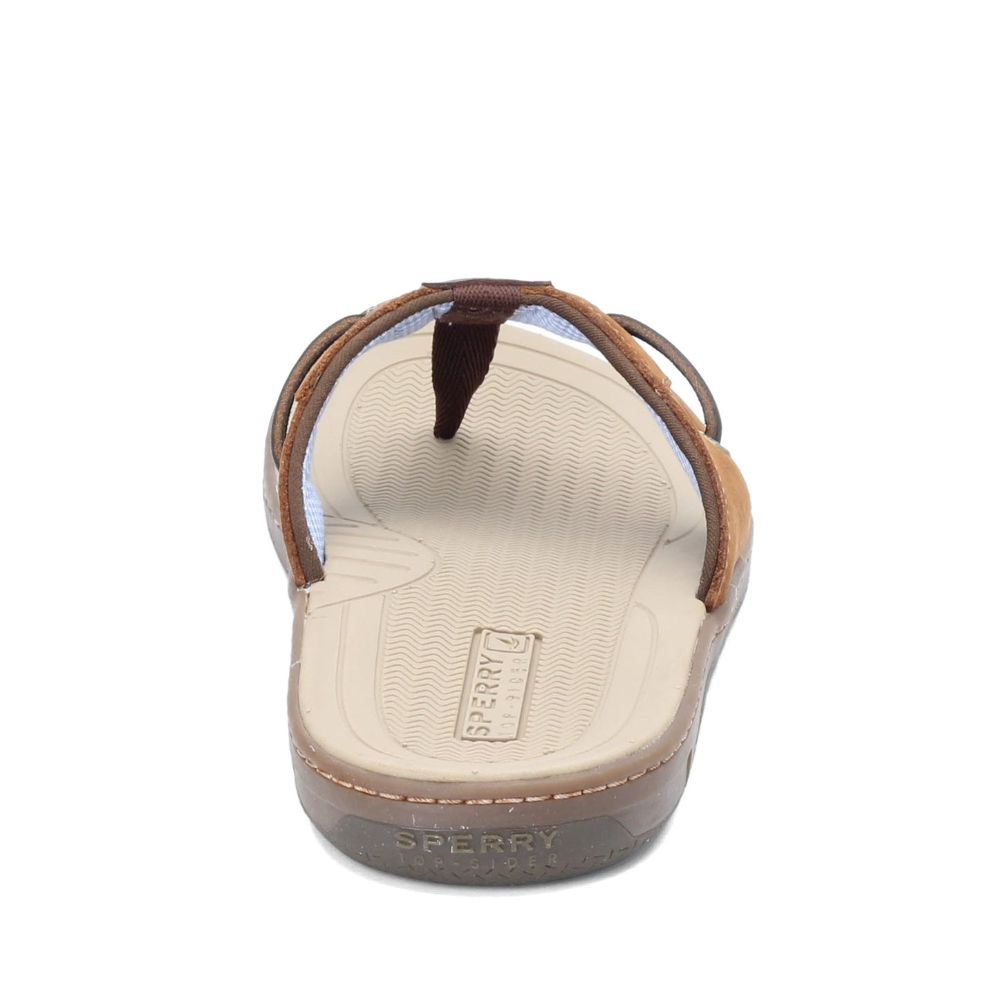 Peltz Shoes Men's Sperry Baitfish Sandal BROWN BRN NUBUCK 1048735
