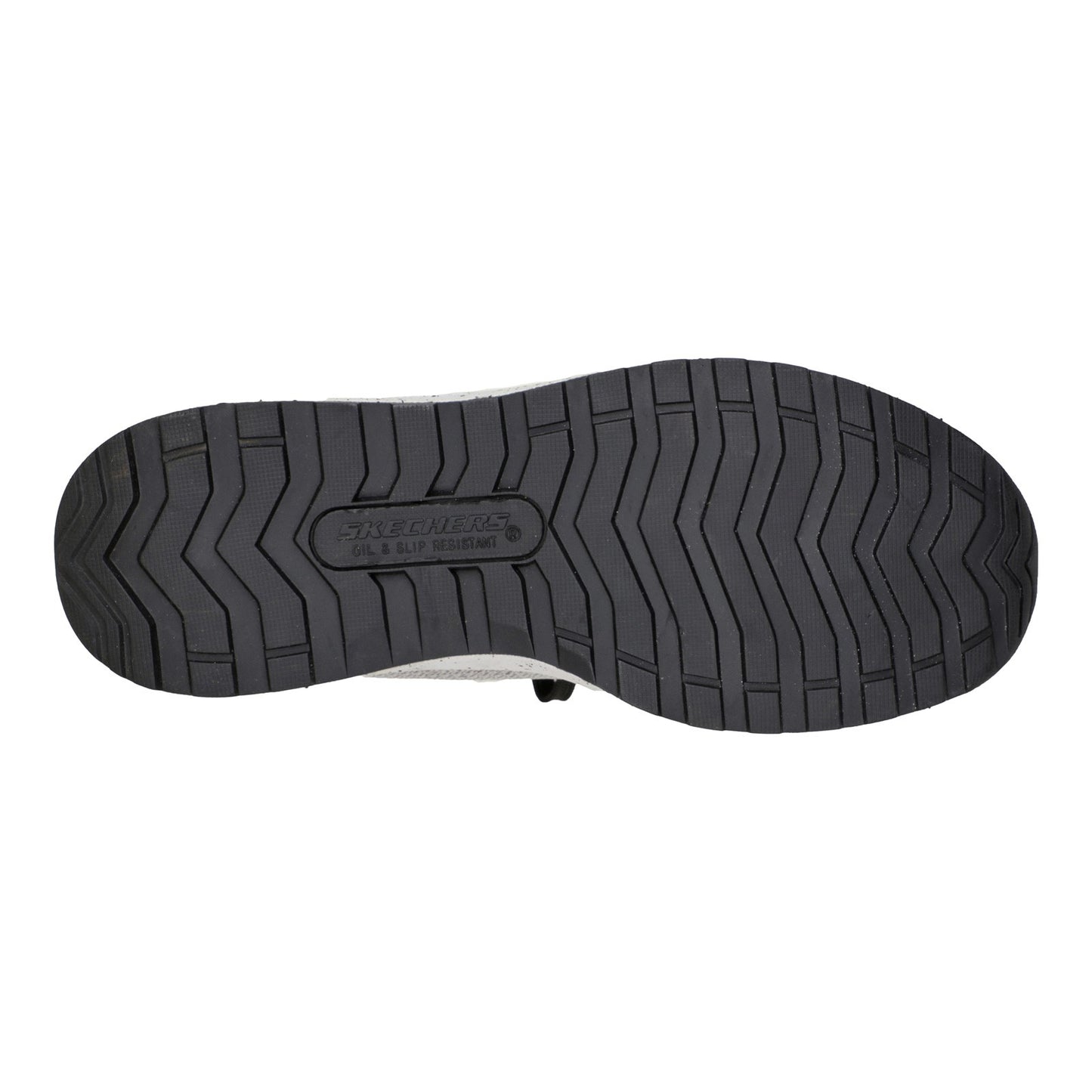 Peltz Shoes Women's Skechers Work Bulklin - Balran Comp Toe Work Shoe - Wide Width Grey/Black 108033W-GYBK