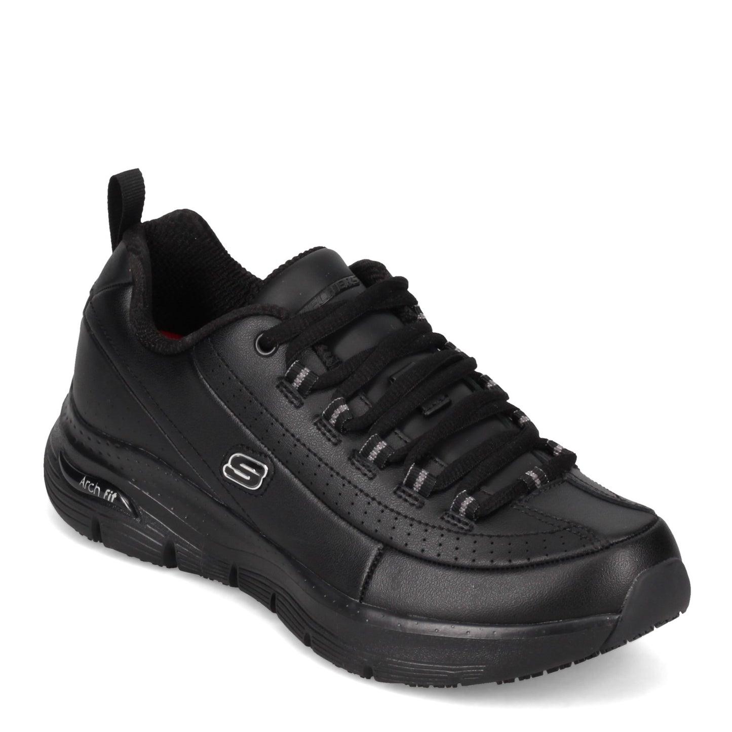 Peltz Shoes Women's Skechers Arch Fit SR - Trickell II Work Shoe BLACK 108053-BLK