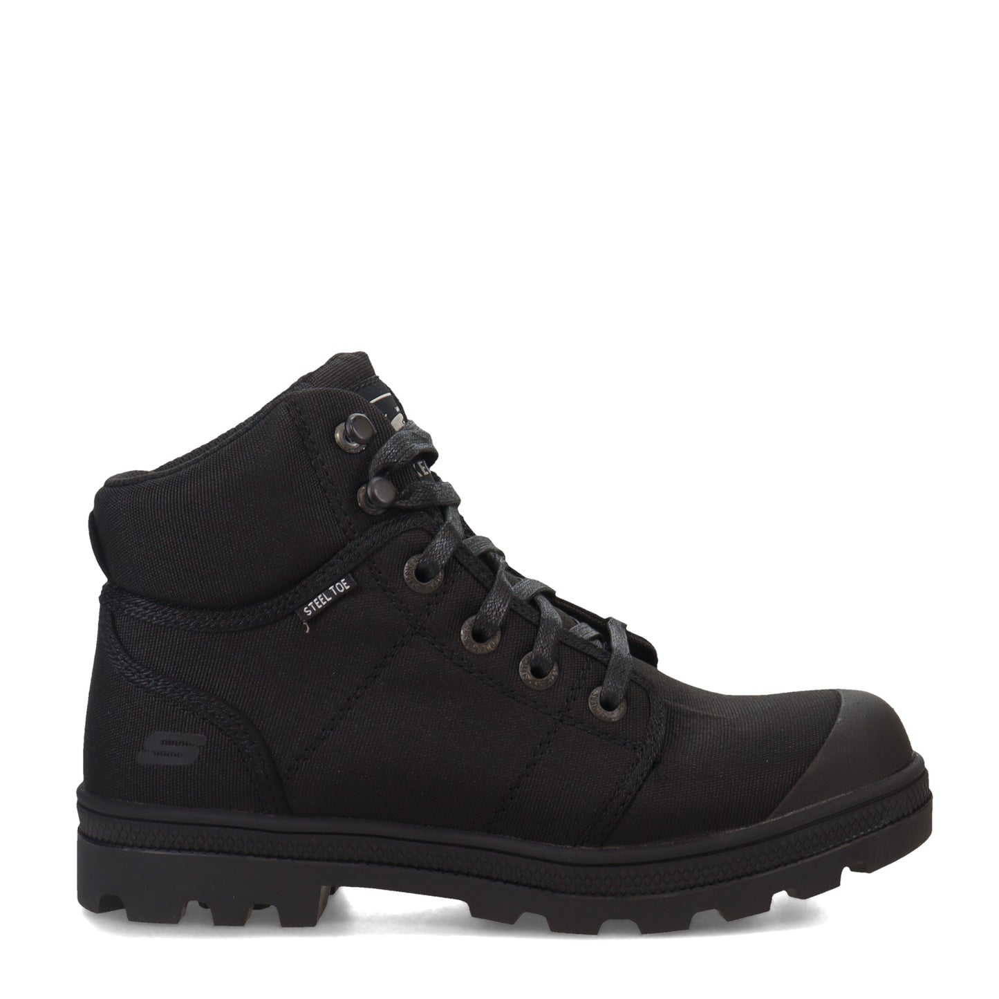 Peltz Shoes Women's Skechers Work Rotund - Darragh ST Boot Black 108055-BLK