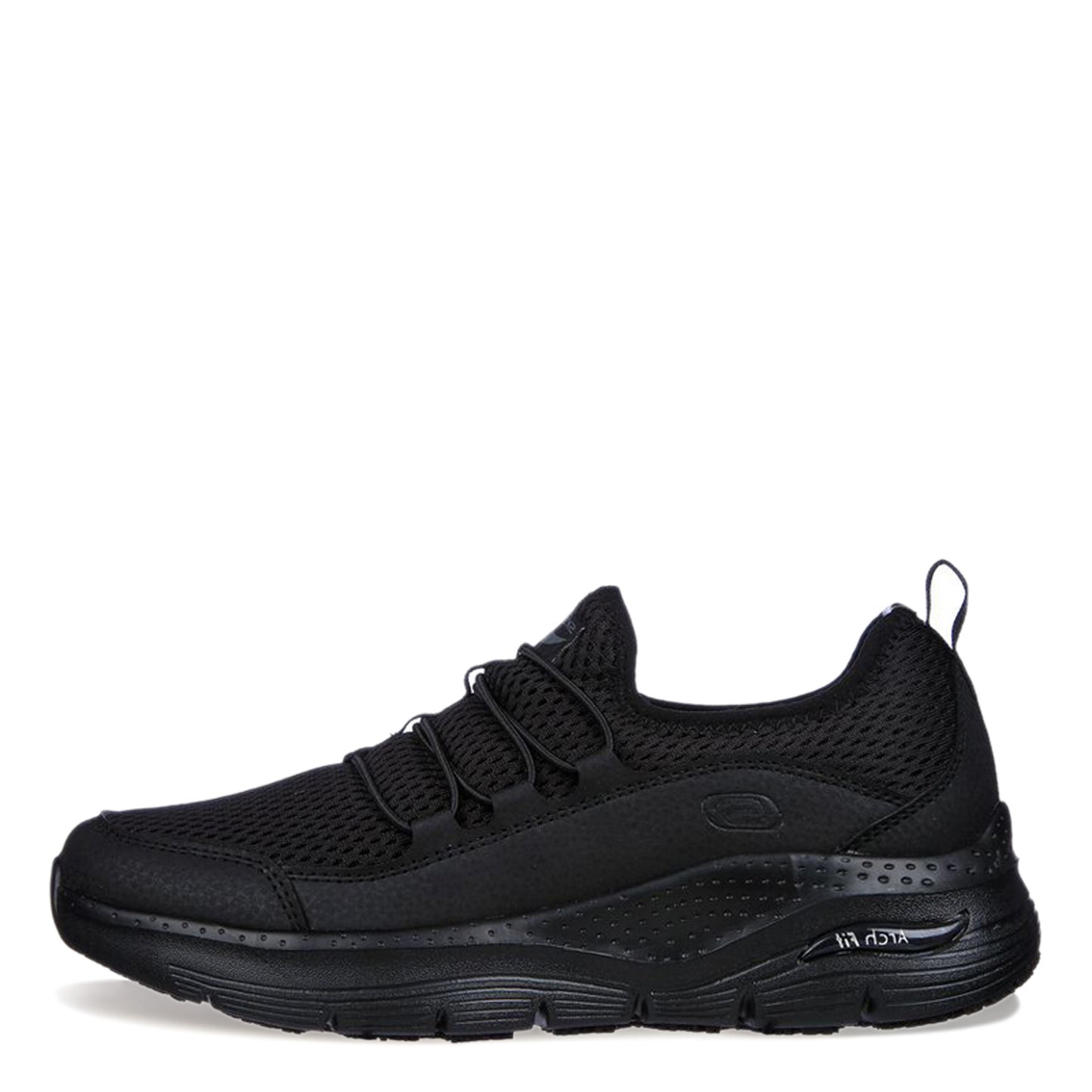 Peltz Shoes Women's Skechers Arch Fit SR - Jitsy Work Shoe - Wide Width BLACK 108063W-BLK