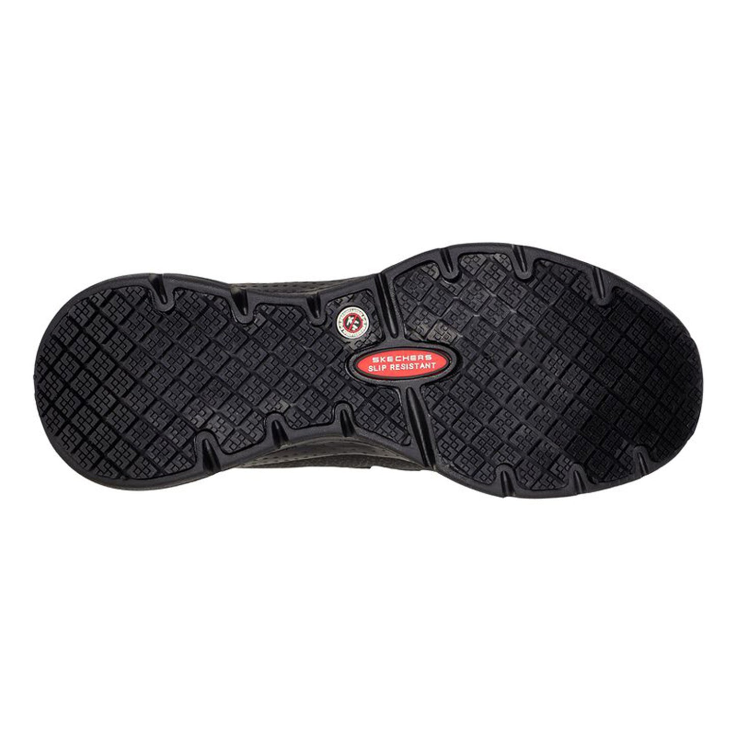 Peltz Shoes Women's Skechers Arch Fit SR - Jitsy Work Shoe - Wide Width BLACK 108063W-BLK