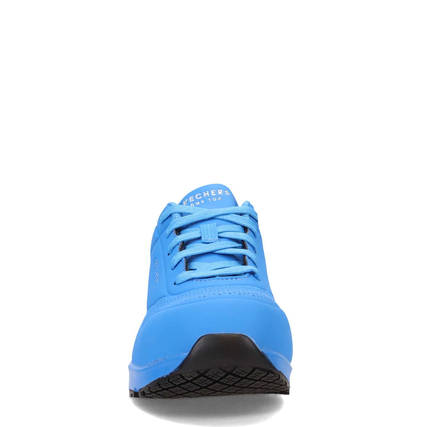 Peltz Shoes Women's Skechers Work: Uno SR - Deloney Work Shoe Blue 108101-BLU