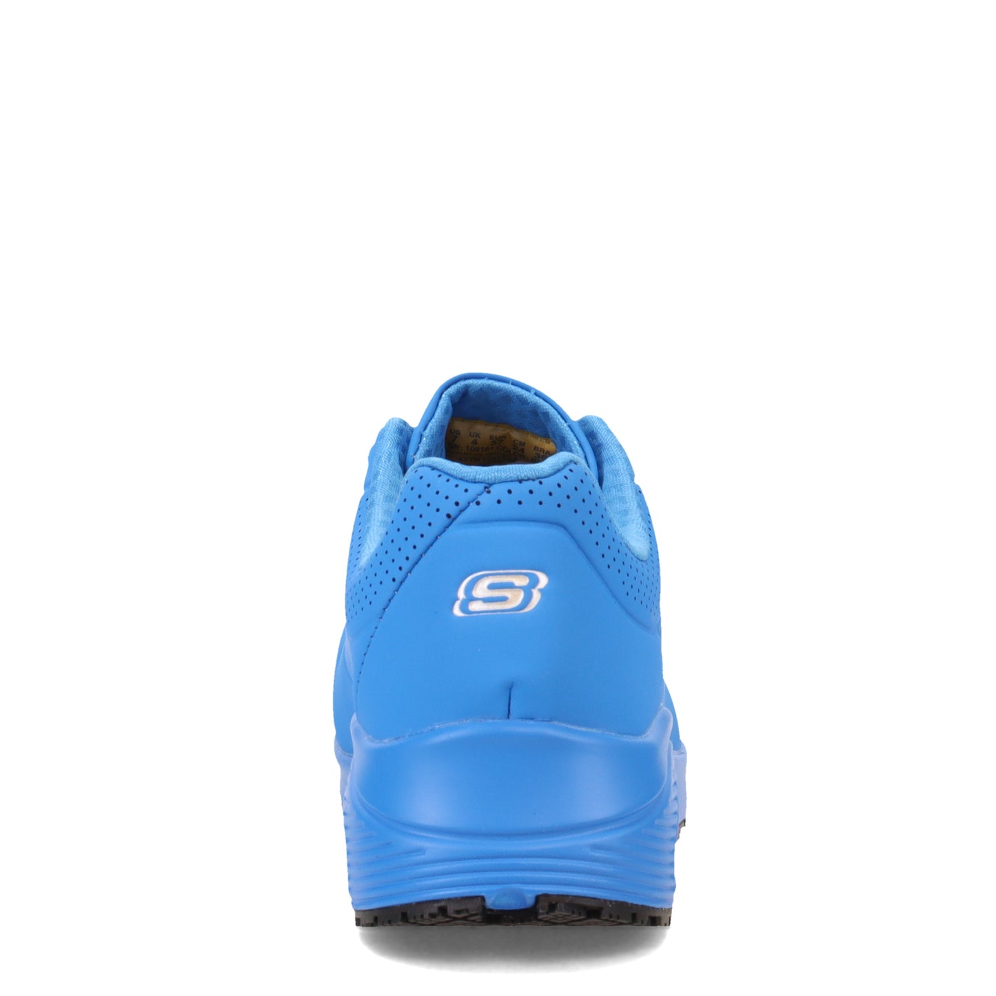 Peltz Shoes Women's Skechers Work: Uno SR - Deloney Work Shoe Blue 108101-BLU