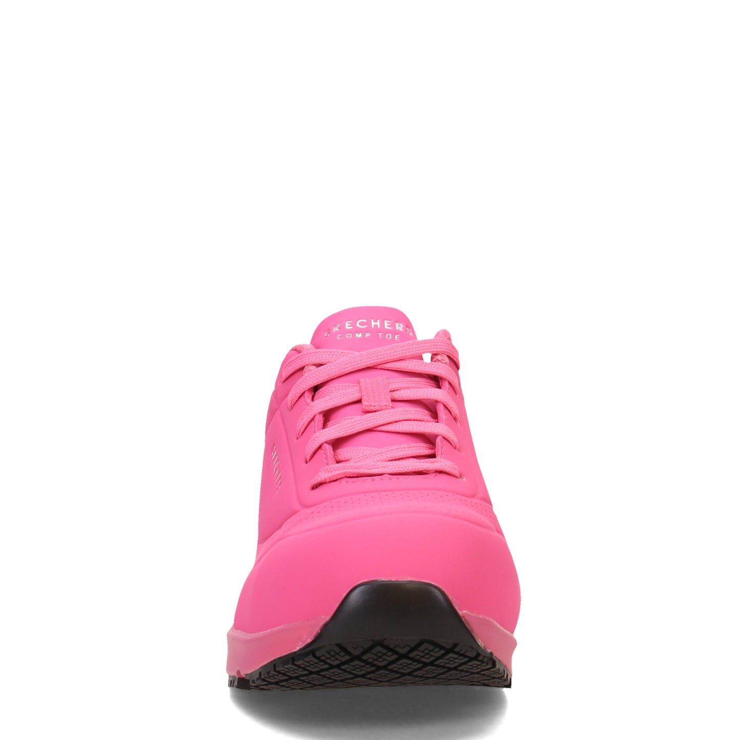 Peltz Shoes Women's Skechers Work: Uno SR - Deloney Work Shoe PINK 108101-PNK