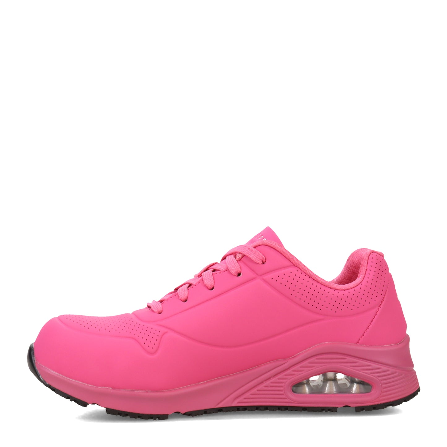 Peltz Shoes Women's Skechers Work: Uno SR - Deloney Work Shoe PINK 108101-PNK