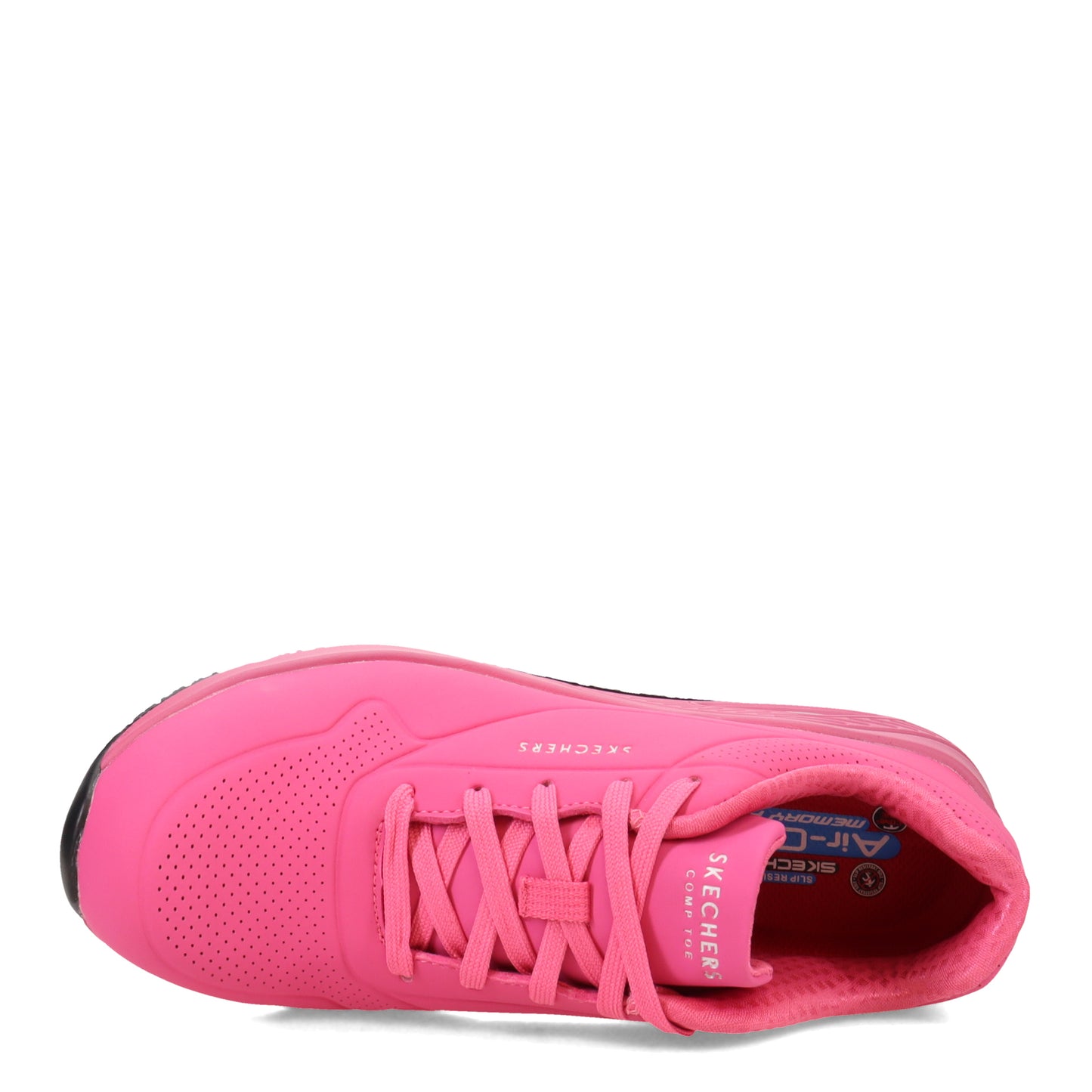 Peltz Shoes Women's Skechers Work: Uno SR - Deloney Work Shoe PINK 108101-PNK
