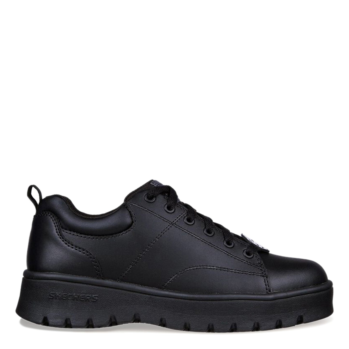 Peltz Shoes Women's Skechers Street Cleat SR Work Shoe BLACK 108113-BLK
