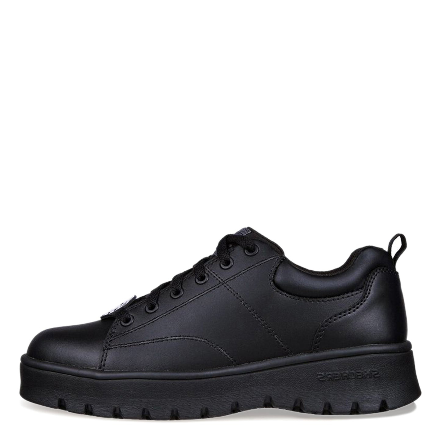 Peltz Shoes Women's Skechers Street Cleat SR Work Shoe BLACK 108113-BLK