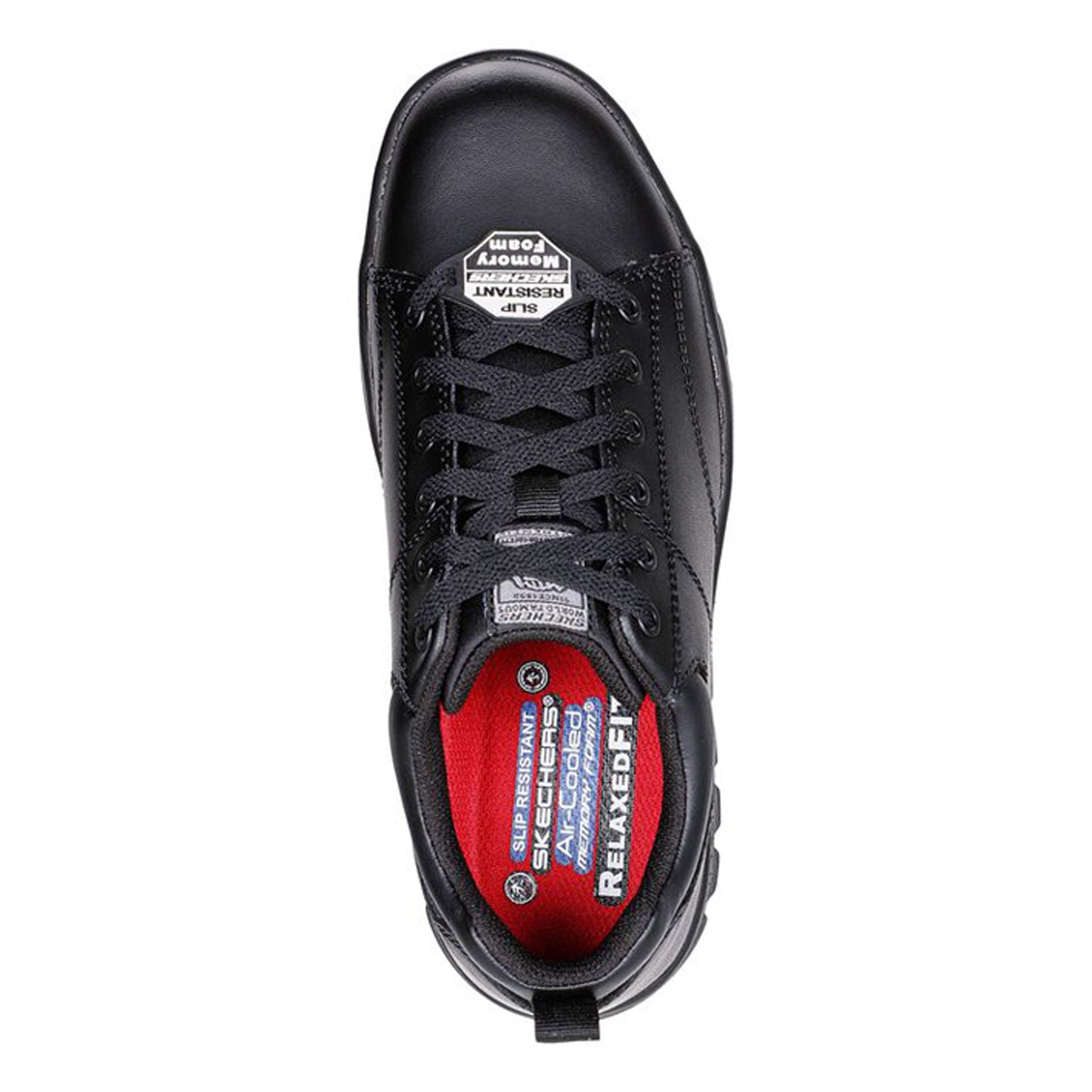 Peltz Shoes Women's Skechers Street Cleat SR Work Shoe BLACK 108113-BLK