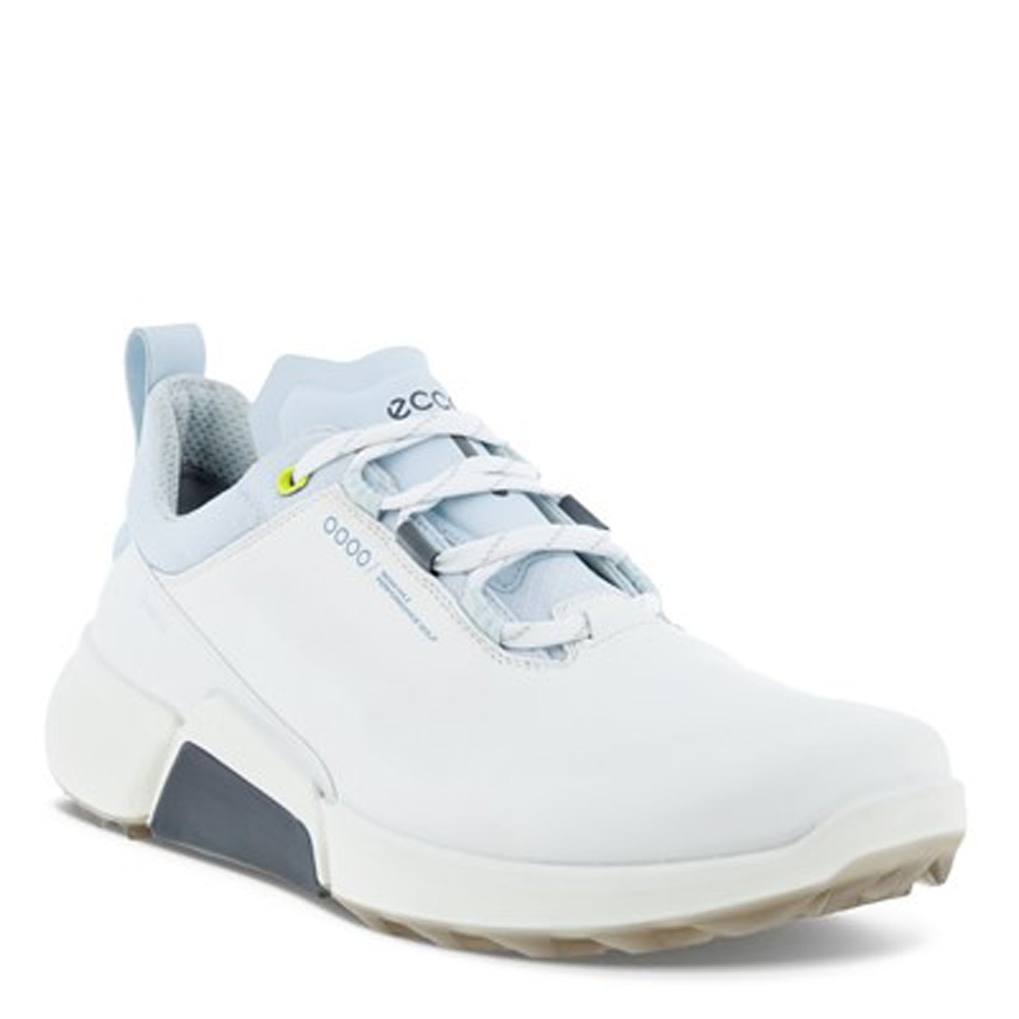 Peltz Shoes Men's Ecco Golf Biom H4 Golf Shoe White/Air 108284-60611