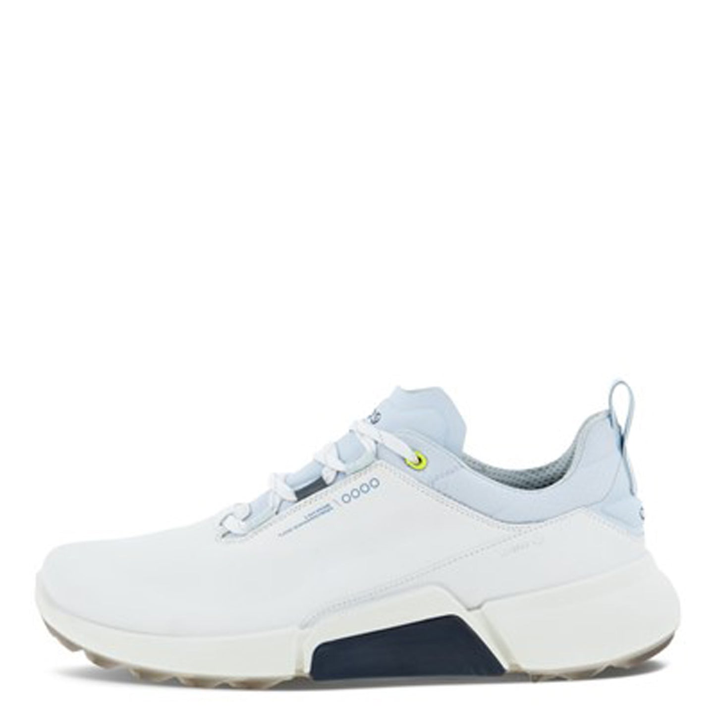 Peltz Shoes Men's Ecco Golf Biom H4 Golf Shoe White/Air 108284-60611