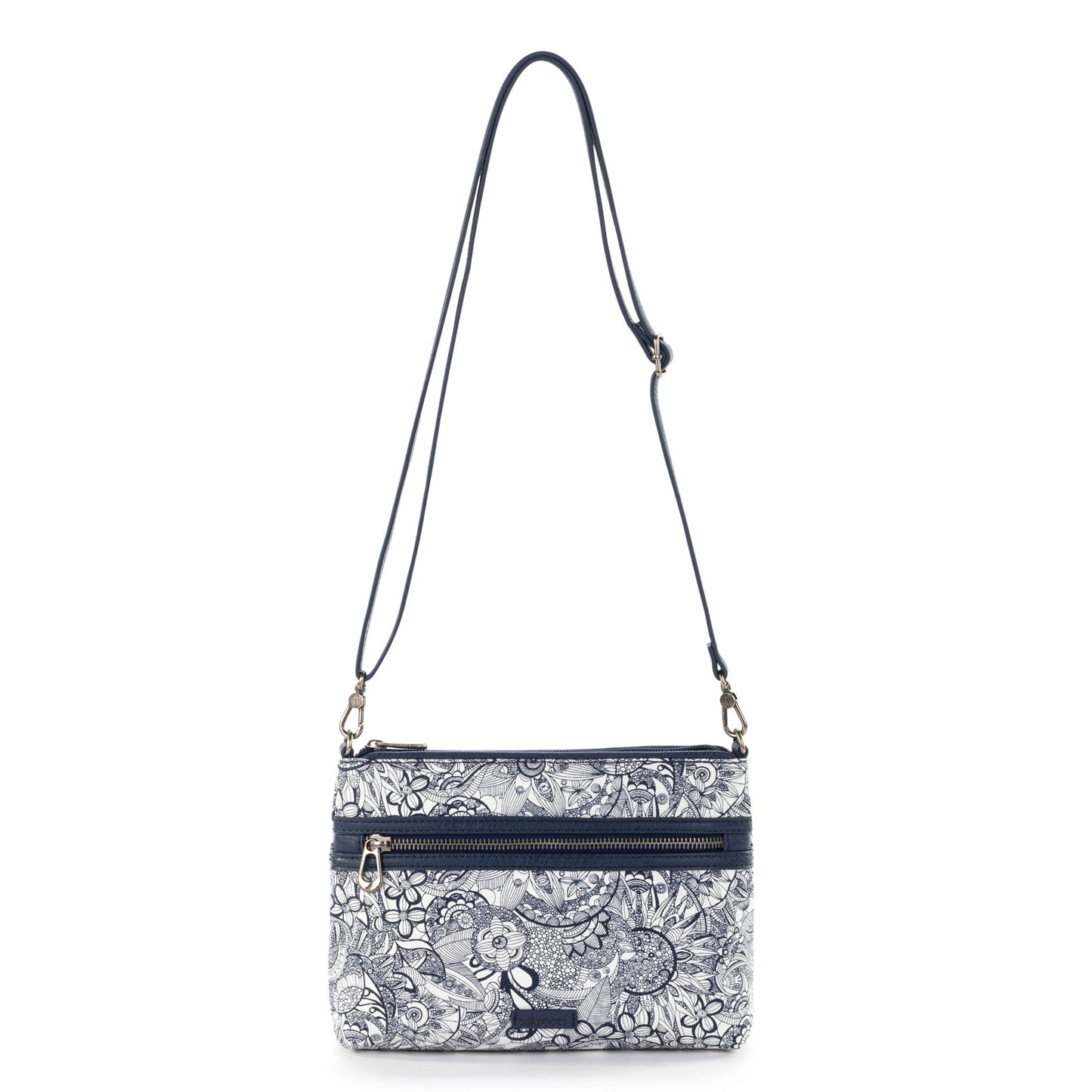 Peltz Shoes Women’s Sakroots Artist Circle Campus Mini Crossbody NAVY SPIRIT DESERT 109517-NAVY SD