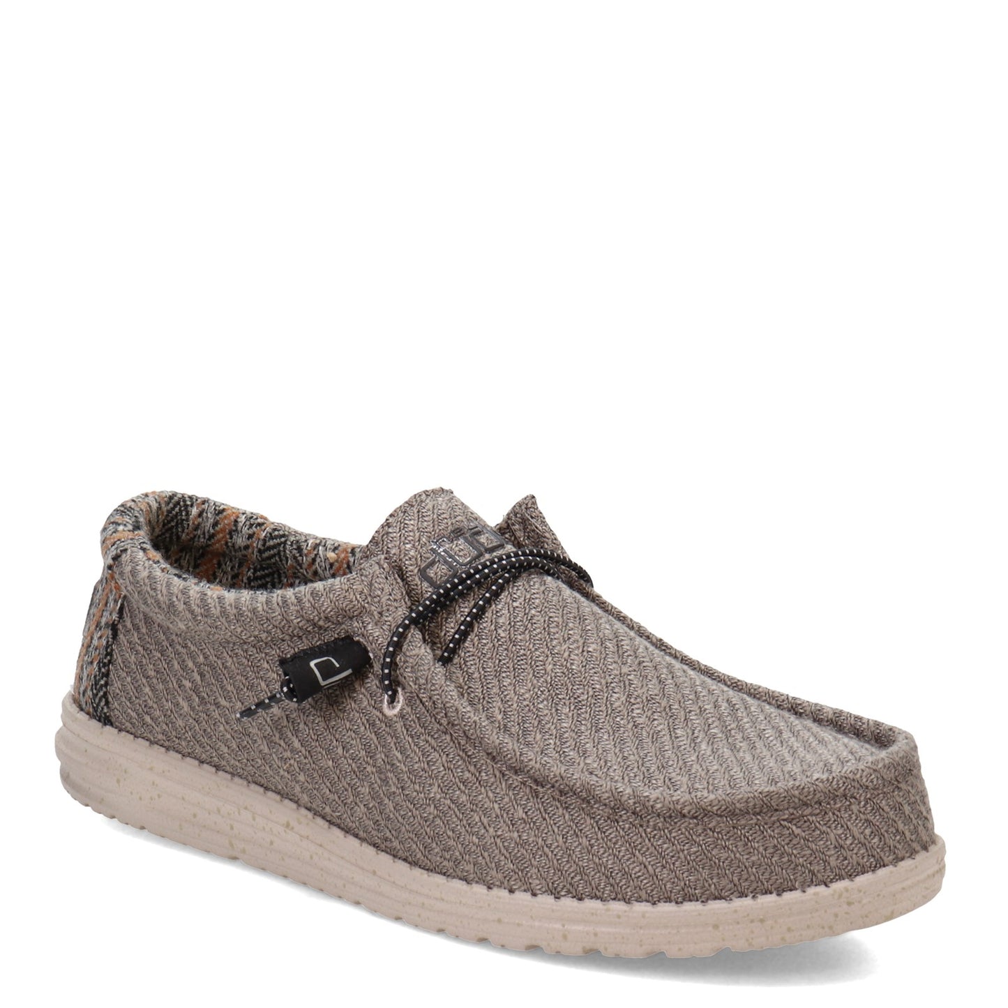 Peltz Shoes Men's Hey Dude Wally Stretch Slip-On BAJA GREY 110063269