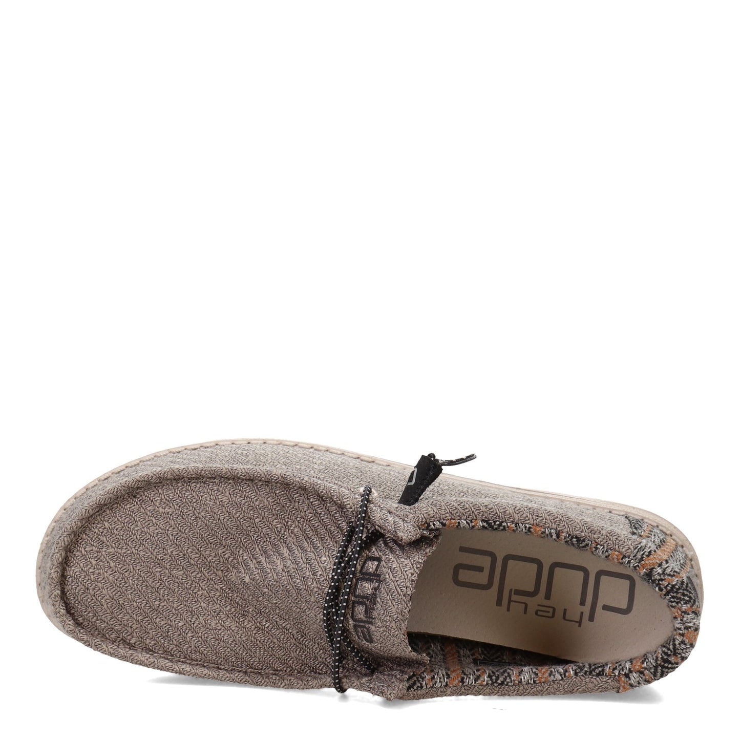 Peltz Shoes Men's Hey Dude Wally Stretch Slip-On BAJA GREY 110063269