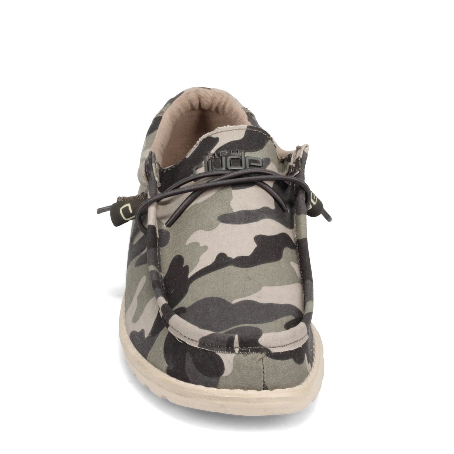 Peltz Shoes Men's Hey Dude Wally Canvas Slip-On CAMO 110067003