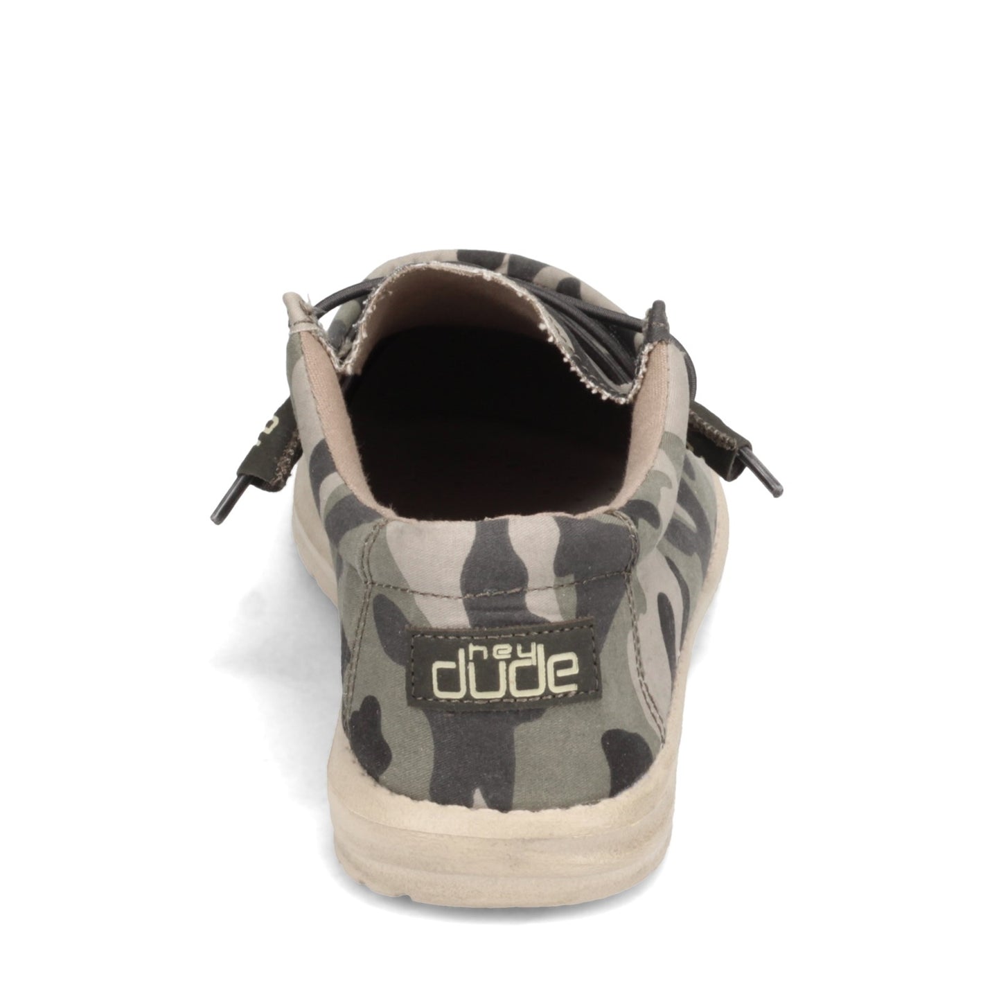 Peltz Shoes Men's Hey Dude Wally Canvas Slip-On CAMO 110067003