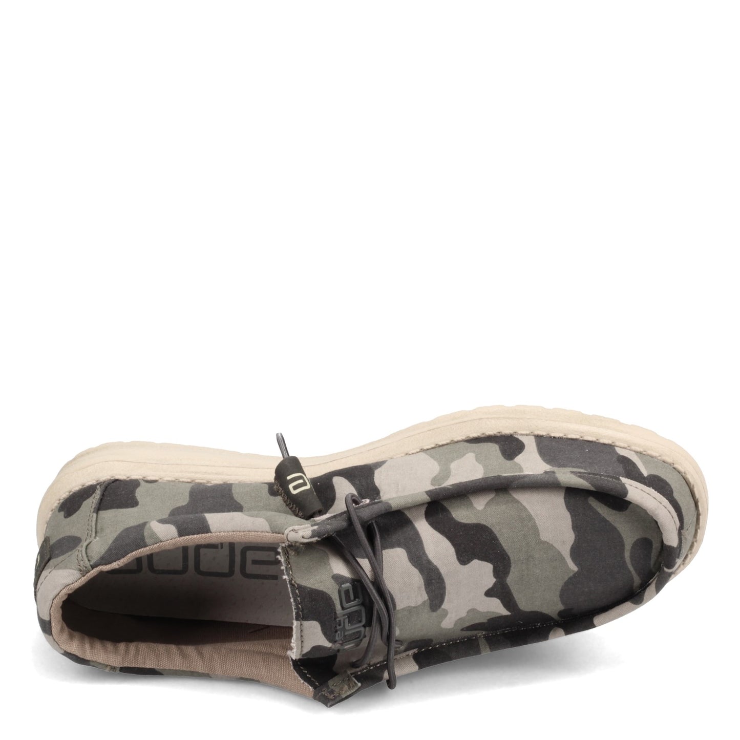 Peltz Shoes Men's Hey Dude Wally Canvas Slip-On CAMO 110067003
