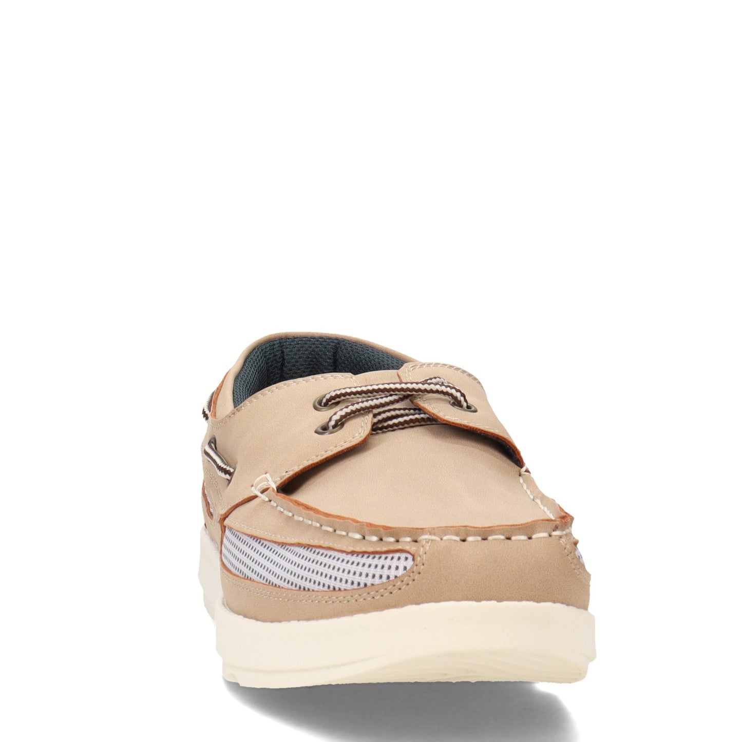 Peltz Shoes Men's Island Surf Company Cod II Boat Shoe PARCHMENT 11010PAR