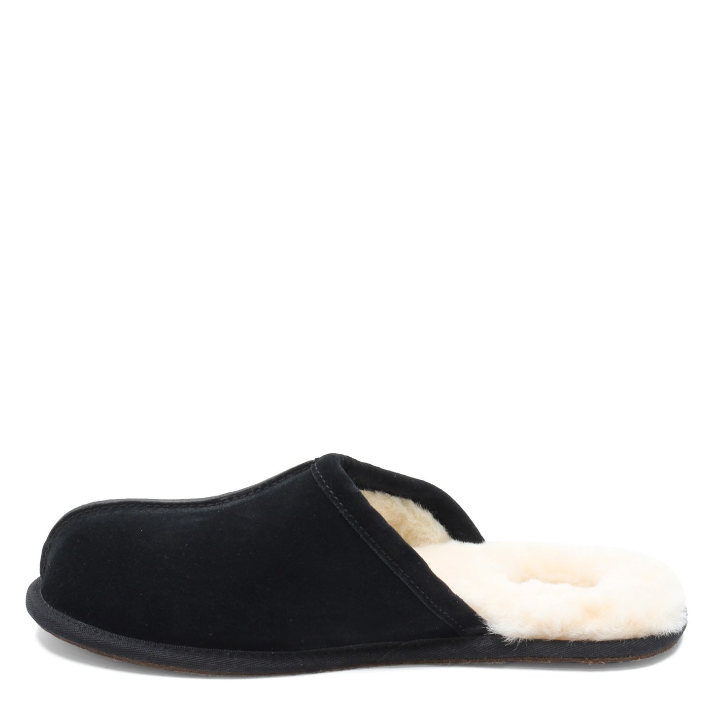 Peltz Shoes Men's Ugg Scuff Slipper Black 1101111-BLK