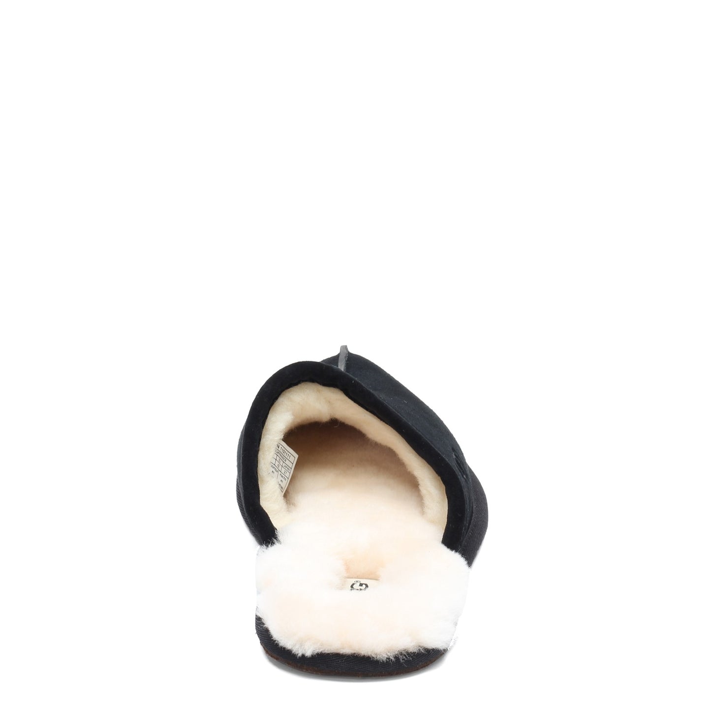 Peltz Shoes Men's Ugg Scuff Slipper Black 1101111-BLK