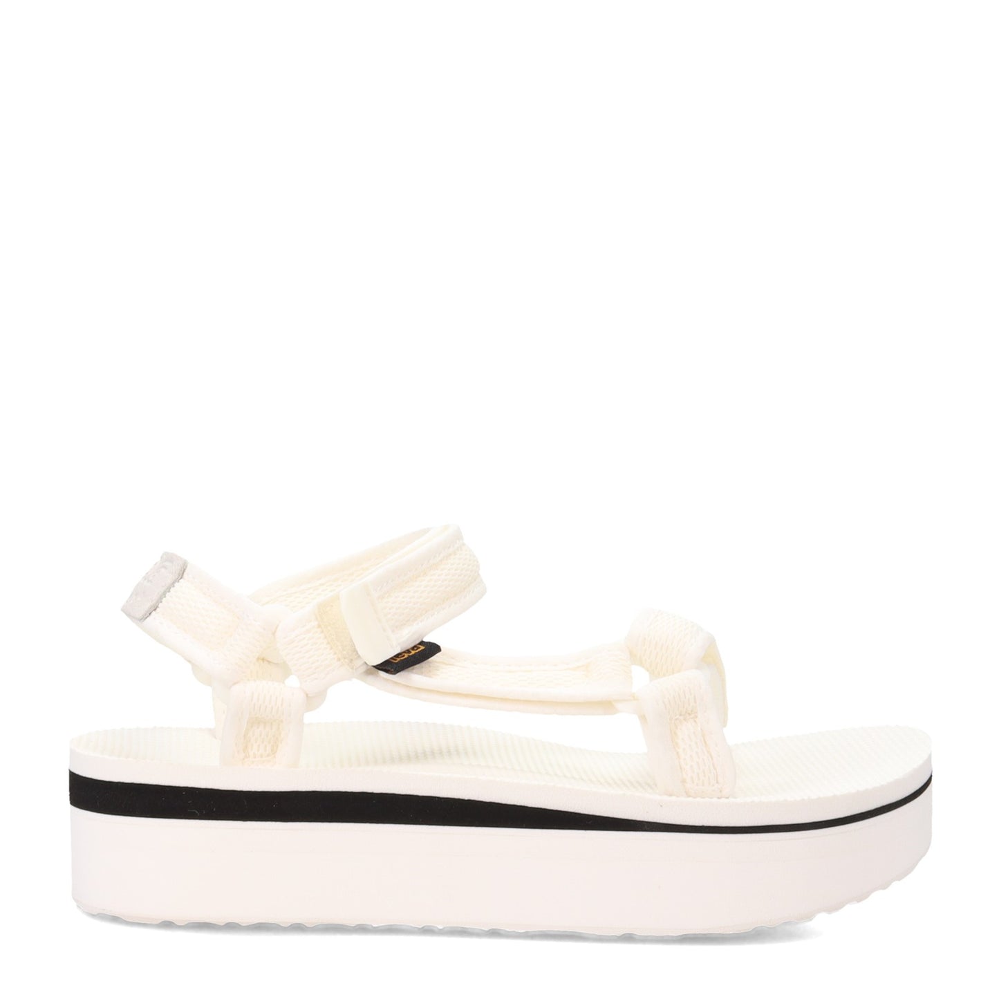 Peltz Shoes Women's Teva Flatform Universal Sandal Bright White 1102451-BRWH