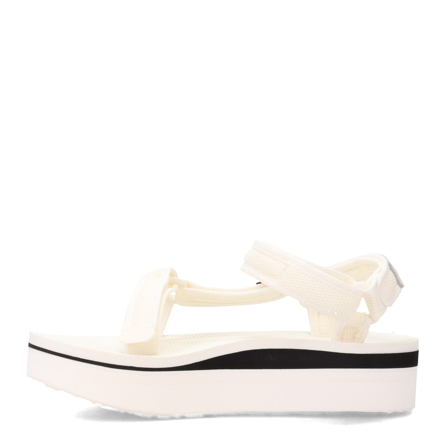 Peltz Shoes Women's Teva Flatform Universal Sandal Bright White 1102451-BRWH