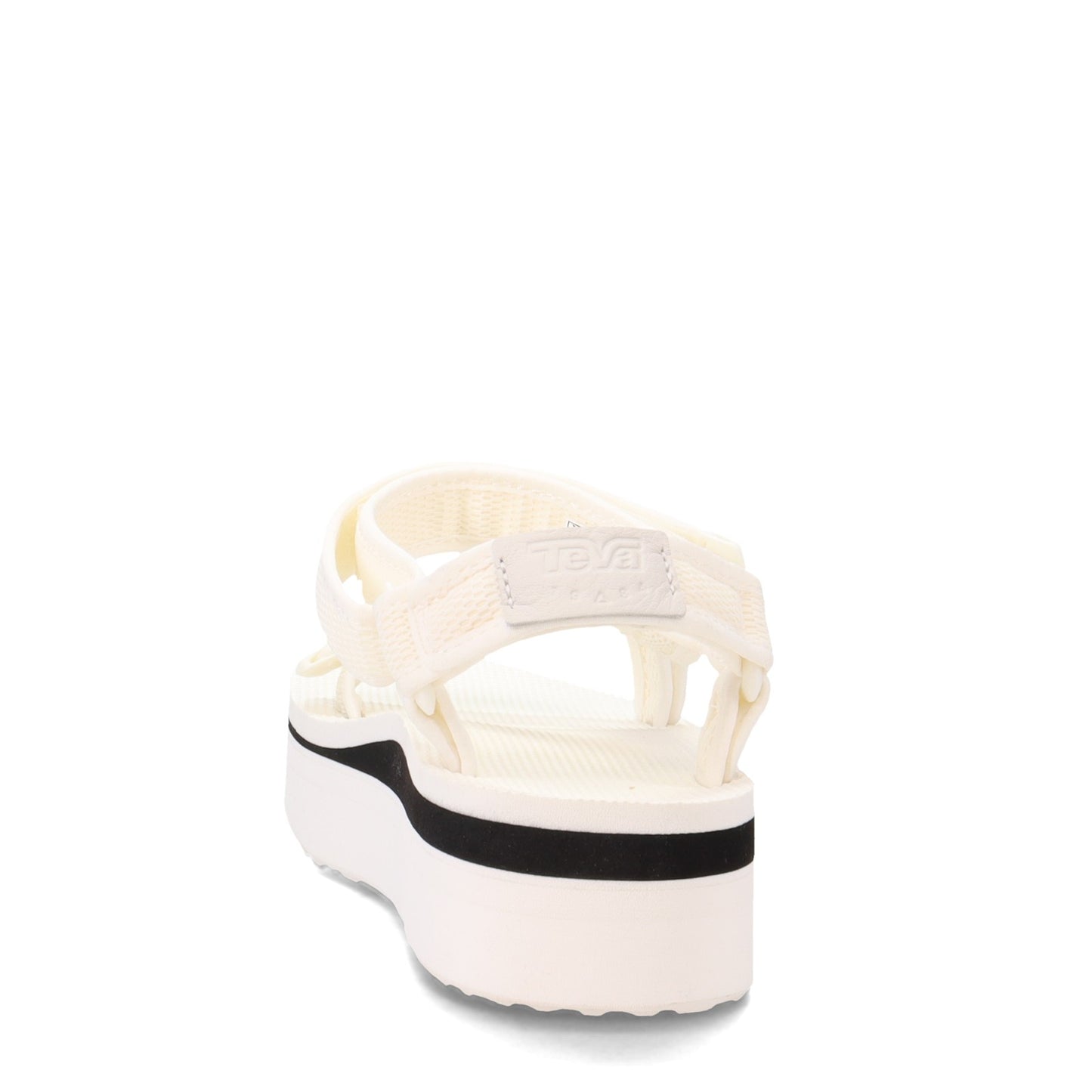 Peltz Shoes Women's Teva Flatform Universal Sandal Bright White 1102451-BRWH