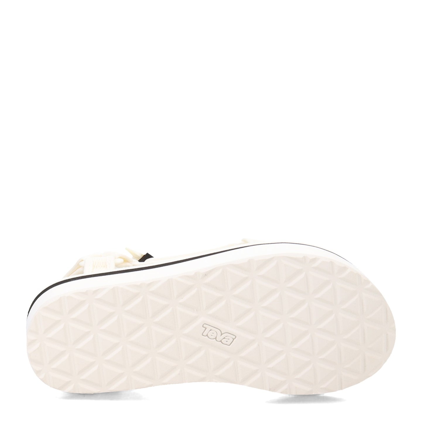 Peltz Shoes Women's Teva Flatform Universal Sandal Bright White 1102451-BRWH