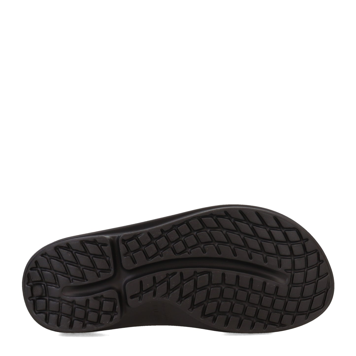 Peltz Shoes Women's Oofos OOahh Luxe Slide Sandal JUNGLE BLACK 1103-BLKJUNGLE