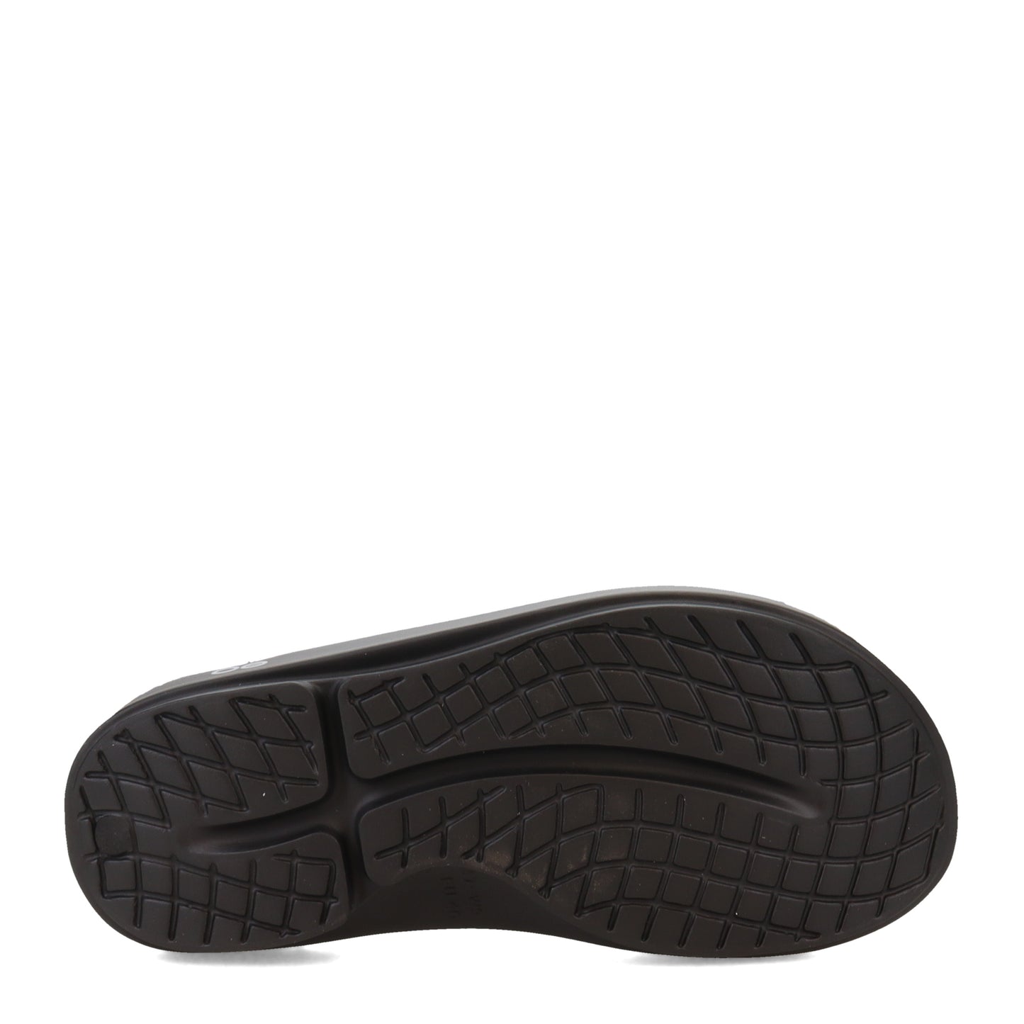 Peltz Shoes Women's Oofos OOahh Luxe Slide Sandal MIDNIGHT 1103-MIDNIGHT