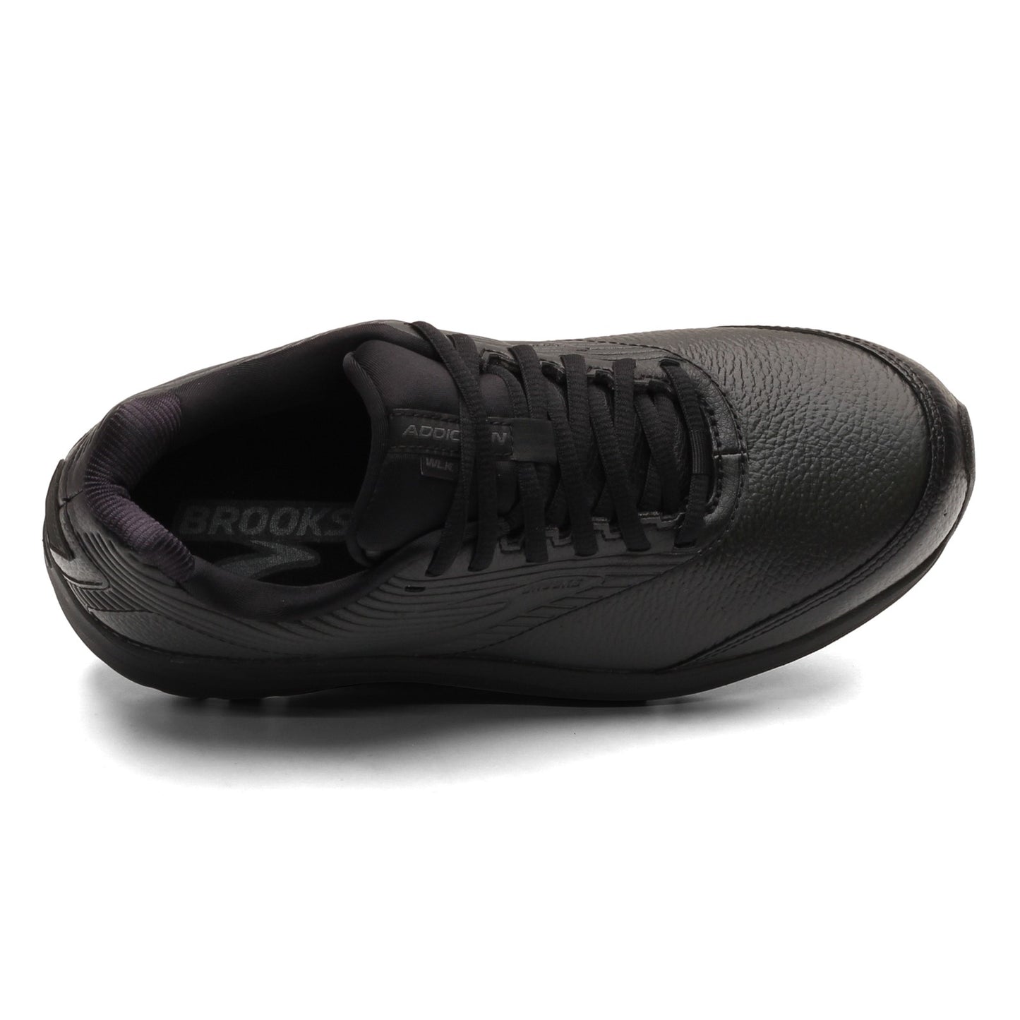 Peltz Shoes Men's Brooks Addiction Walker 2 Walking Shoe Black/Black 110318 1D 072