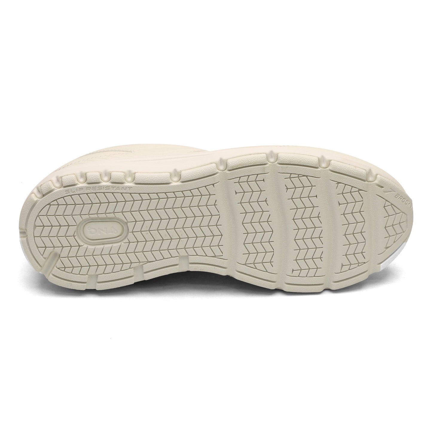 Peltz Shoes Men's Brooks Addiction Walker 2 Walking Shoe - Extra Wide White/White 110318 4E 142