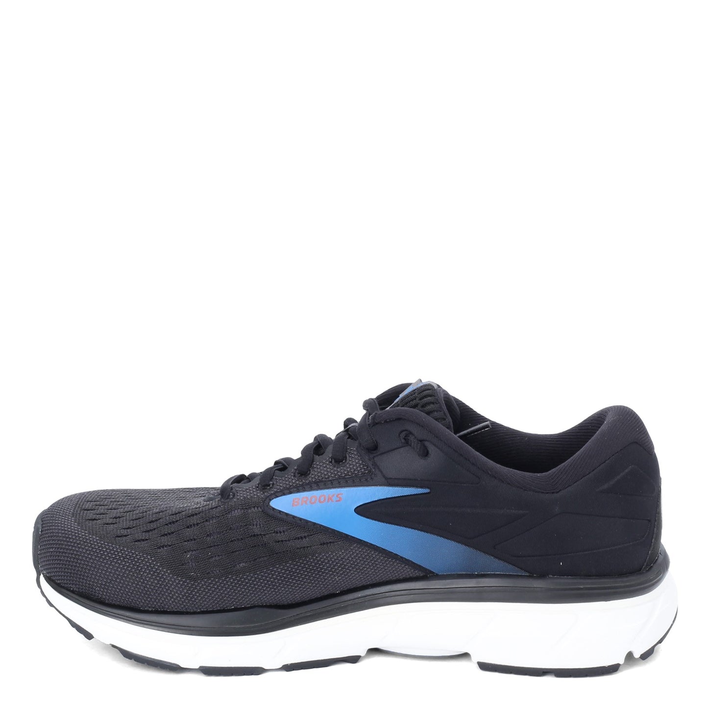 Peltz Shoes Men's Brooks Dyad 11 Running Shoe - Wide Width Black/Ebony/Blue 110323 2E 064