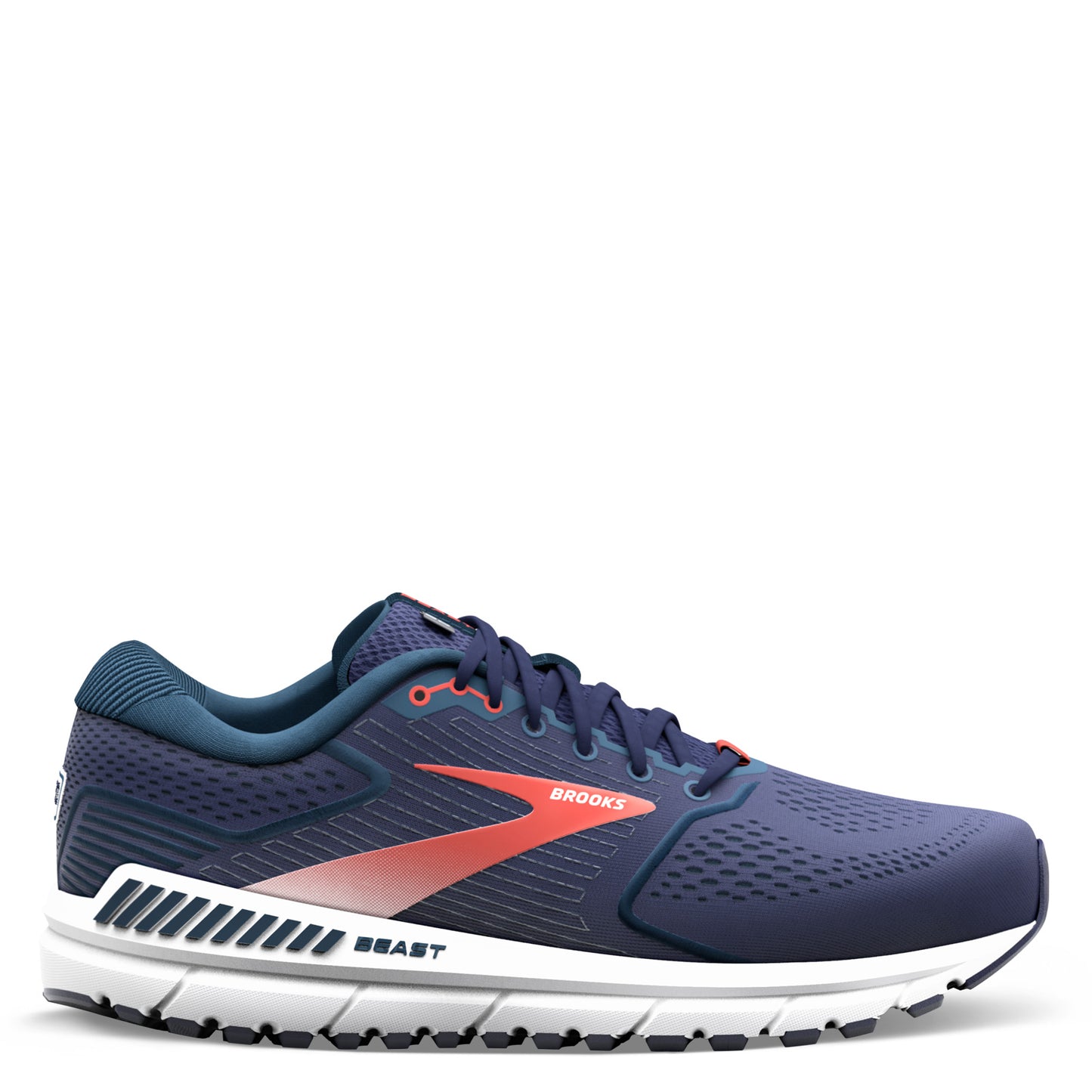 Peltz Shoes Men's Brooks Beast 20 Running Shoe Peacoat/Midnight/Red 110327 1D 480