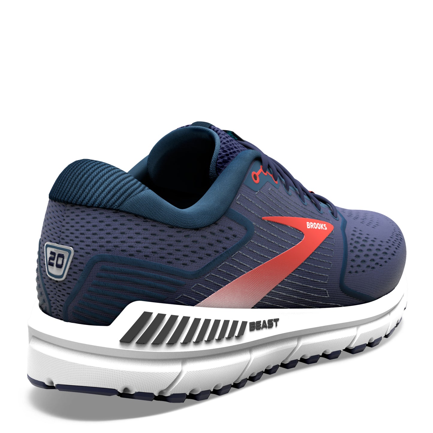 Peltz Shoes Men's Brooks Beast 20 Running Shoe Peacoat/Midnight/Red 110327 1D 480