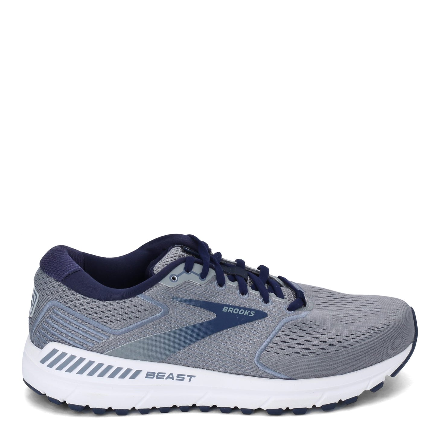 Peltz Shoes Men's Brooks Beast 20 Running Shoe - Extra Wide Width Blue/Grey 110327 4E 491