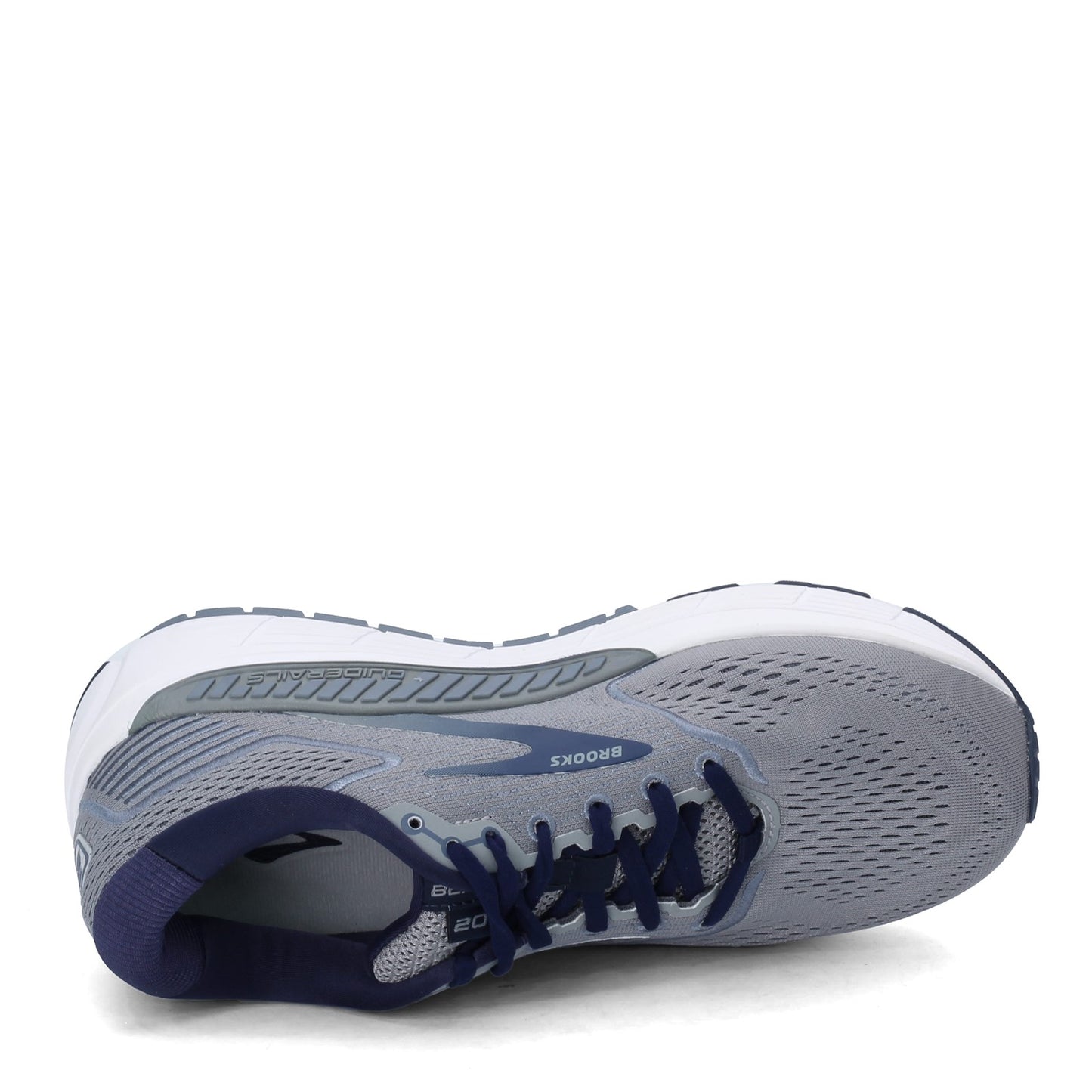 Peltz Shoes Men's Brooks Beast 20 Running Shoe - Extra Wide Width Blue/Grey 110327 4E 491